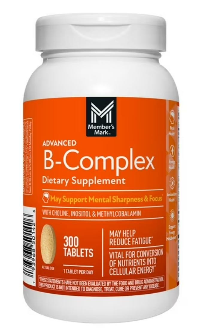 Members Mark Super B-Complex Dietary Supplement (300 Count) Members Mark Super B-Complex Dietary Supplement (300 Count)