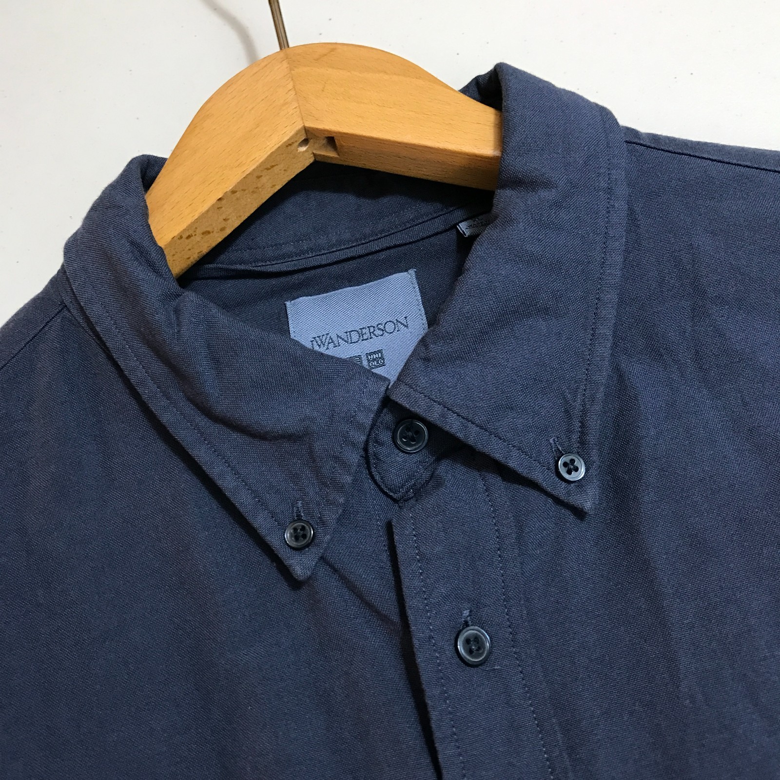 Uniqlo x JW Anderson Men\'s Blue Oversized Oxford Shirt Pocket Button Down XL