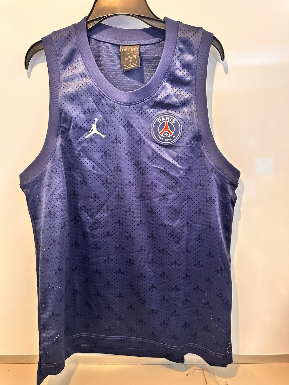 Nike PSG x Jordan Mesh Jersey - Navy 2021-2022 XL