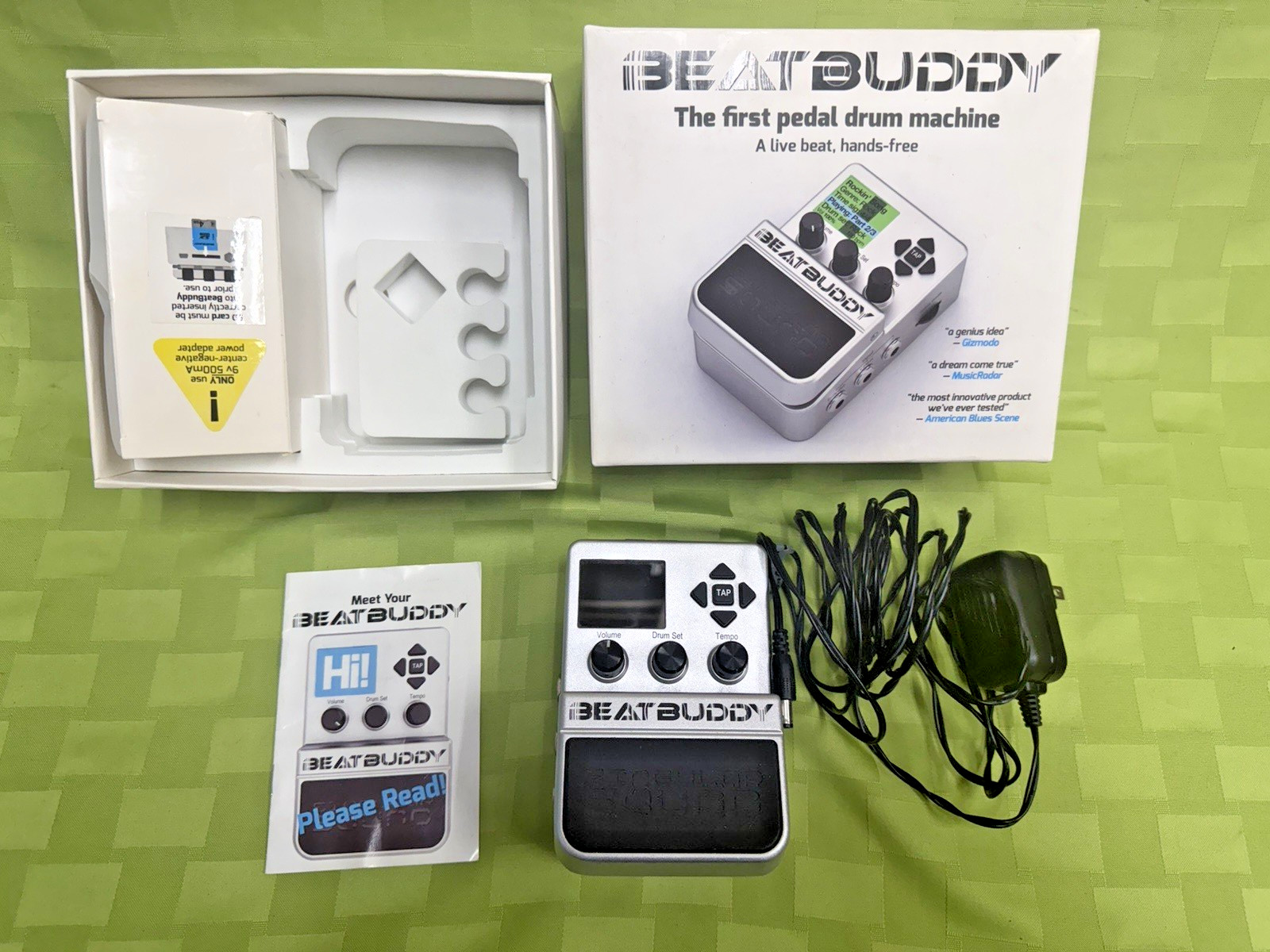 BeatBuddy Singular Sound Digital Drum Machine Pedal for Electric Guitar GREAT BeatBuddy Singular Sound Digital Drum Machine Pedal for Electric Guitar GREAT