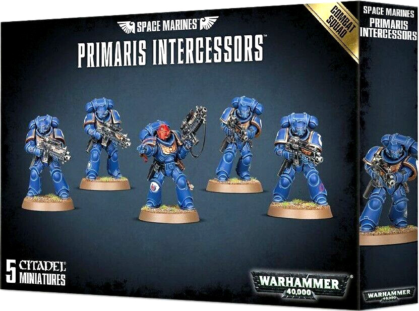 40K Primaris Intercessors Space Marines NO BOX Combat Patrol Squad Warhammer