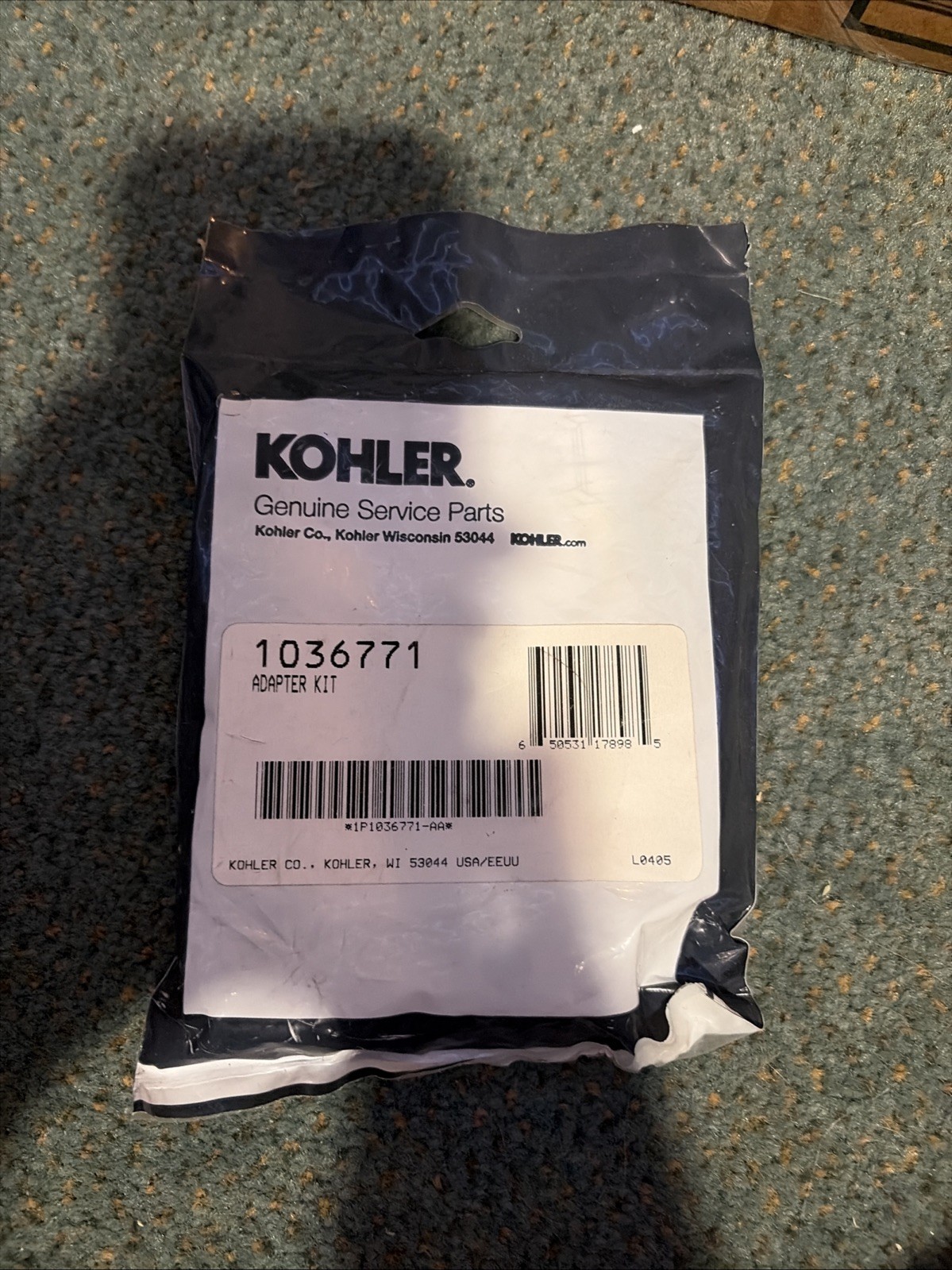 1Pc Kohler 1036771 Adapter Kit 1Pc Kohler 1036771 Adapter Kit