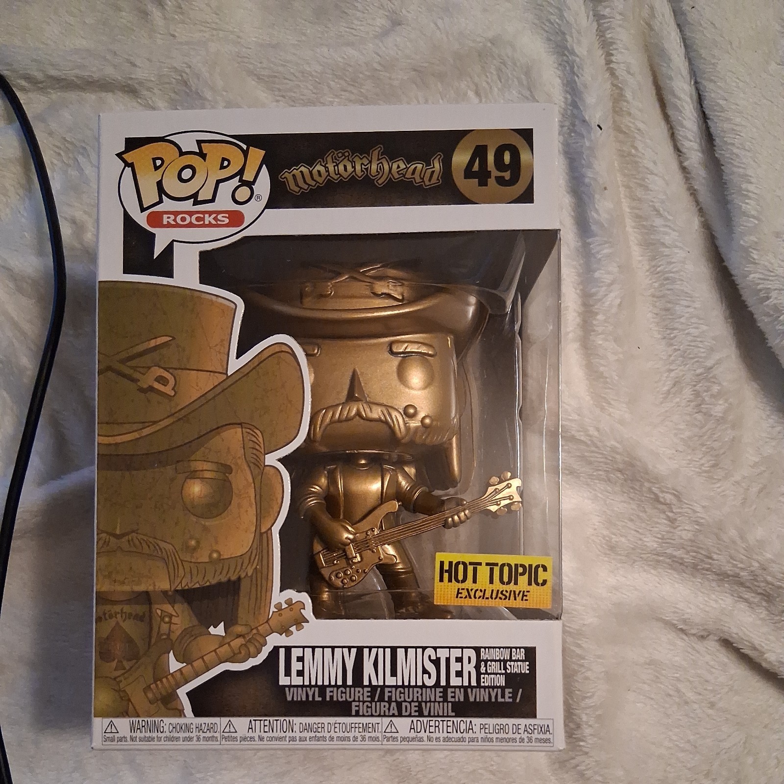 Funko Pop #49 Lemmy Kilmister Motörhead Hot Topic Exclusive Funko Pop #49 Lemmy Kilmister Motörhead Hot Topic Exclusive