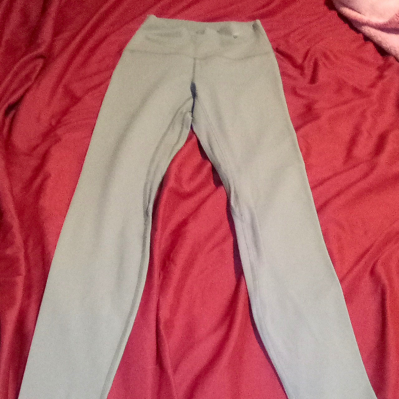 lululemon Women’s Mint Green Solid Pull-On Yoga Leggings Nylon Lycra Size 2