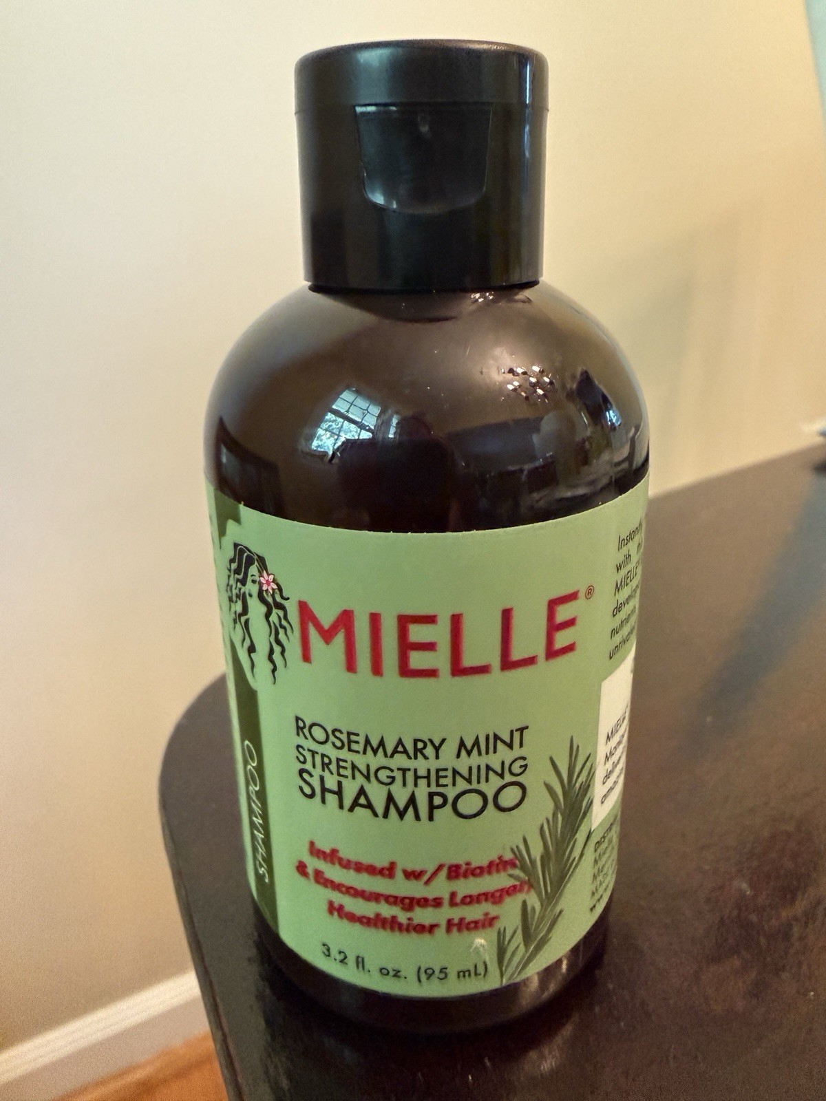 MIELLE ROSEMARY MINT STRENGTHENING SHAMPOO 3.2 FLUID OUNCES BNIP SEALED