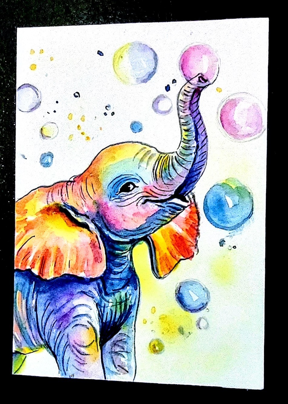 ACEO Hand Painted Art Card. Signed By Artist. Hand Painted Not A Print ACEO Hand Painted Art Card. Signed By Artist. Hand Painted Not A Print