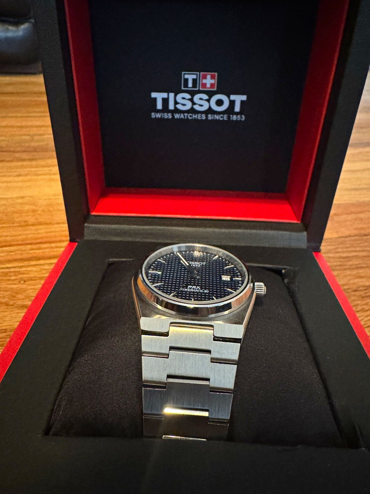 Tissot PRX Powermatic 80 Auto blue Dial Date Sapphire 40mm