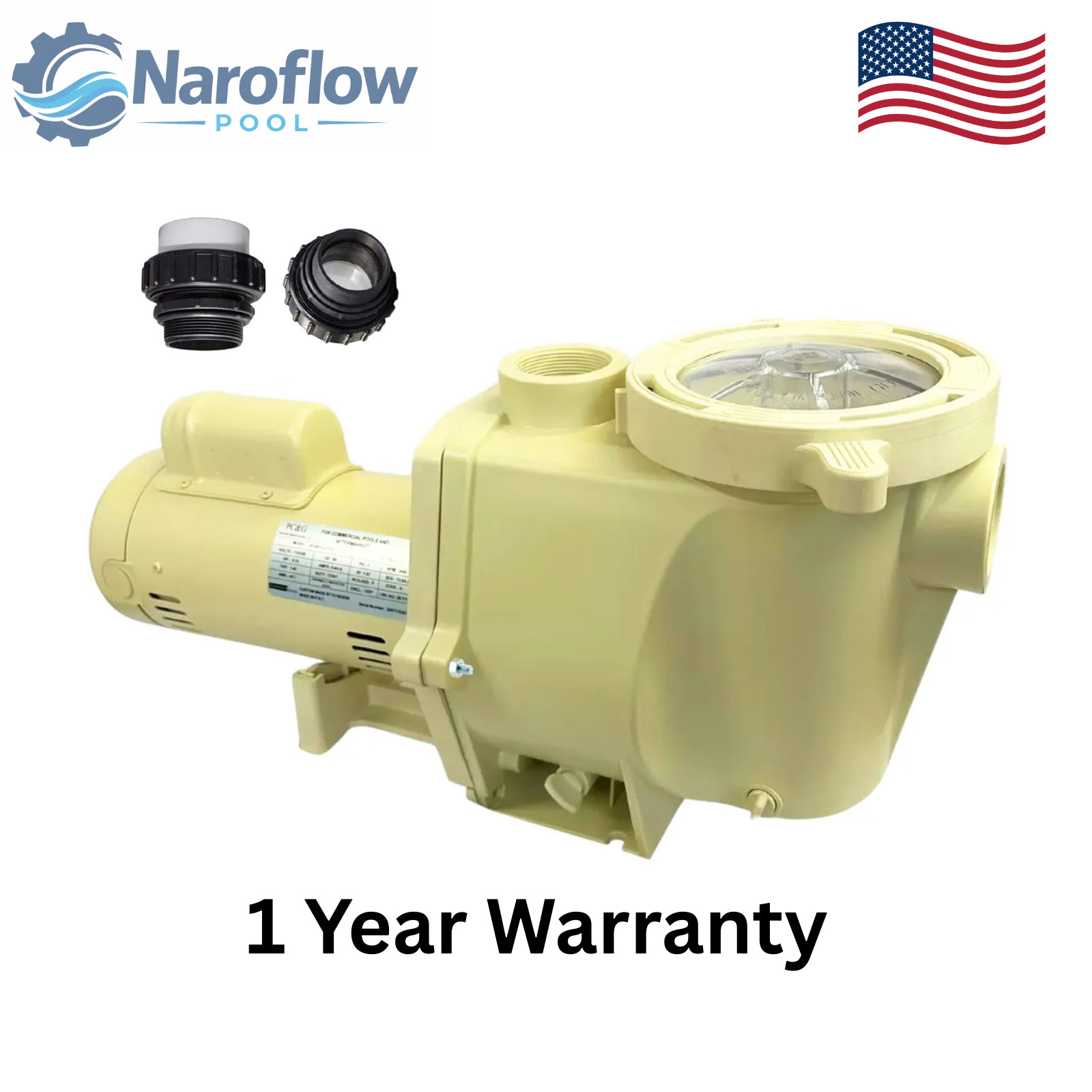 011515 WhisperFlo High Performance 2HP Pool Pump replacement PC&G-Nidec
