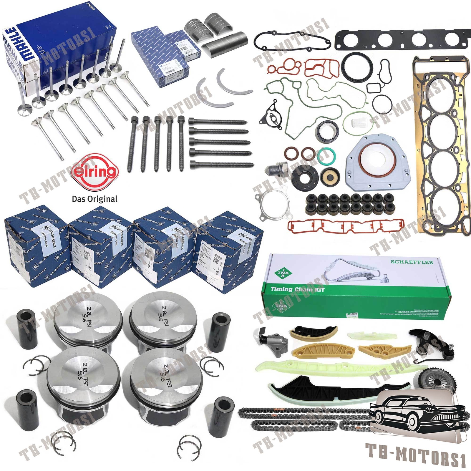 OEM Engine Rebuild Overhaul Kit STD Φ23mm Piston Pin For VW AUDI A4 Q5  2.0 TFSI