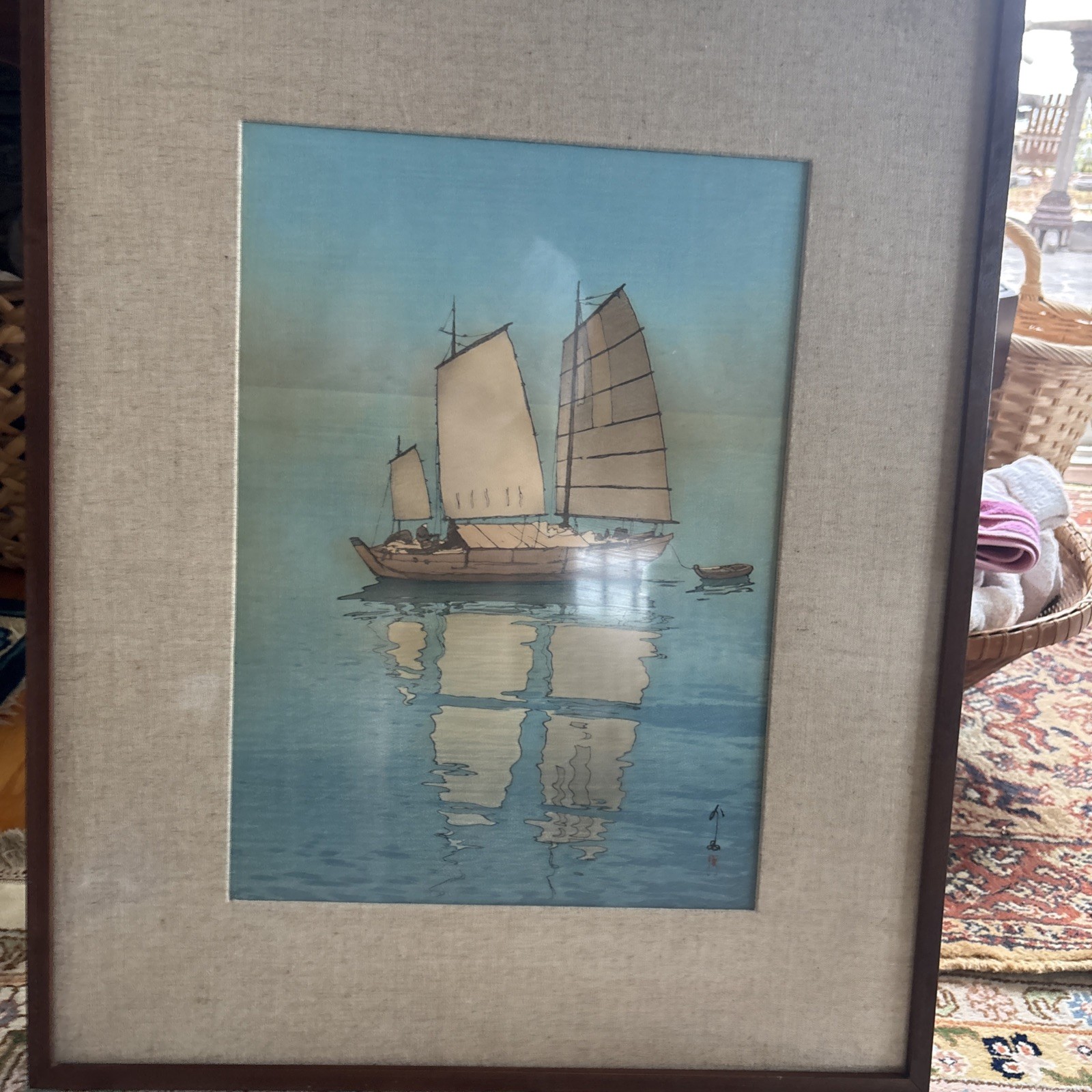 Authentic Large Yoshida Hiroshi Print C 1926 Authentic Large Yoshida Hiroshi Print C 1926