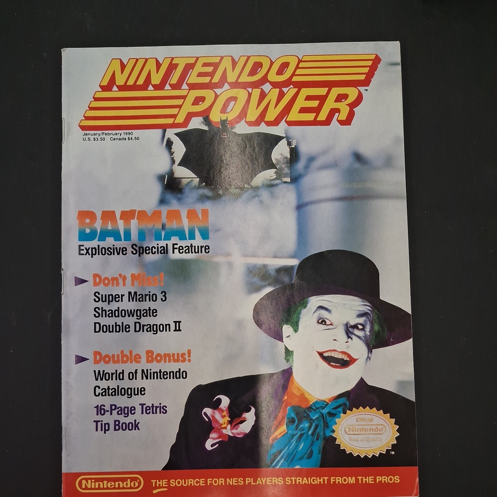 Nintendo Power - Vol. 10 - Jan./Feb. 1990 - NO poster or Bonuses