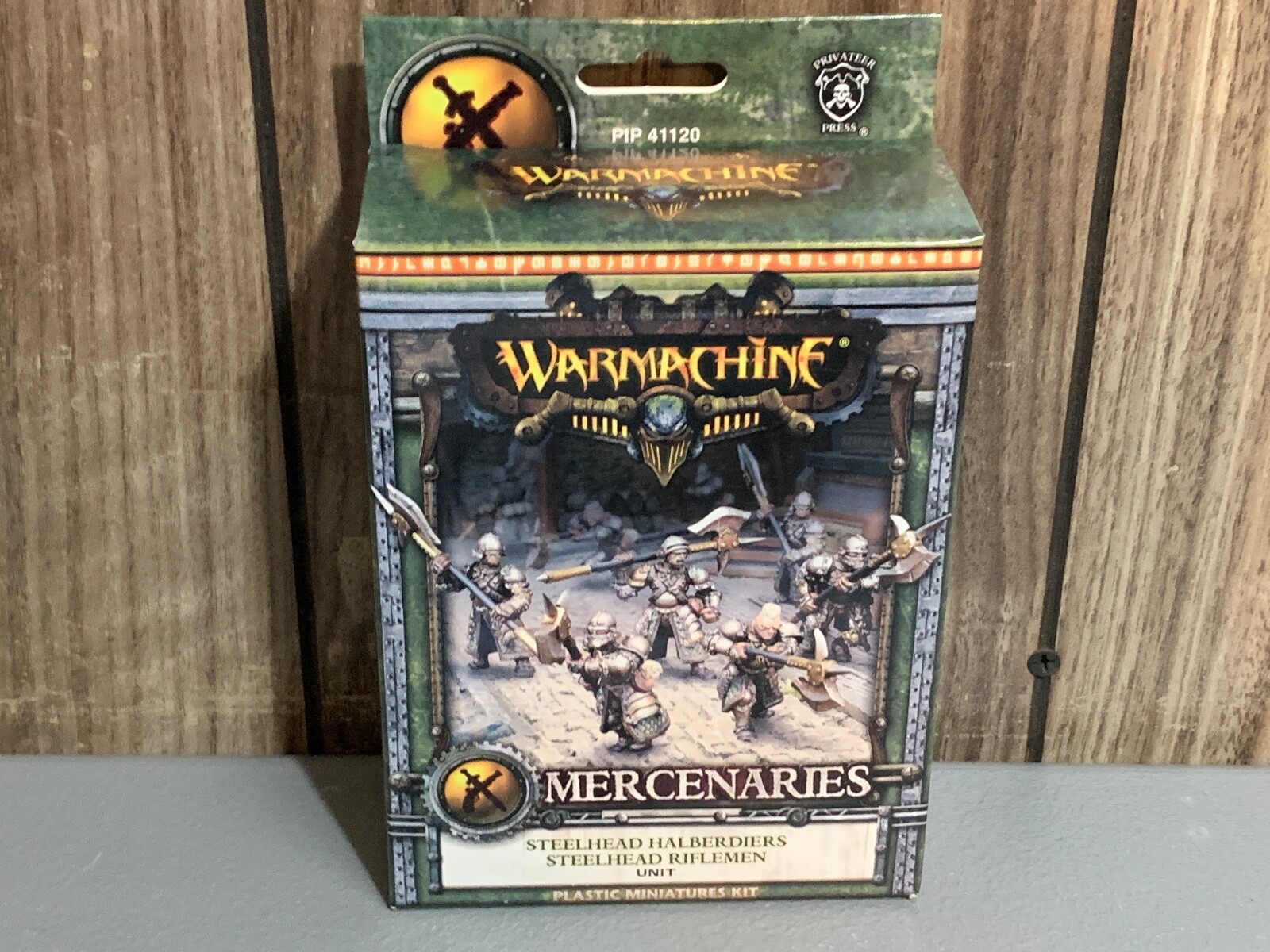 NIB NEW IN BOX WARMACHINE HORDES MERCENARIES STEELHEAD HALBERDIERS RIFLEMEN