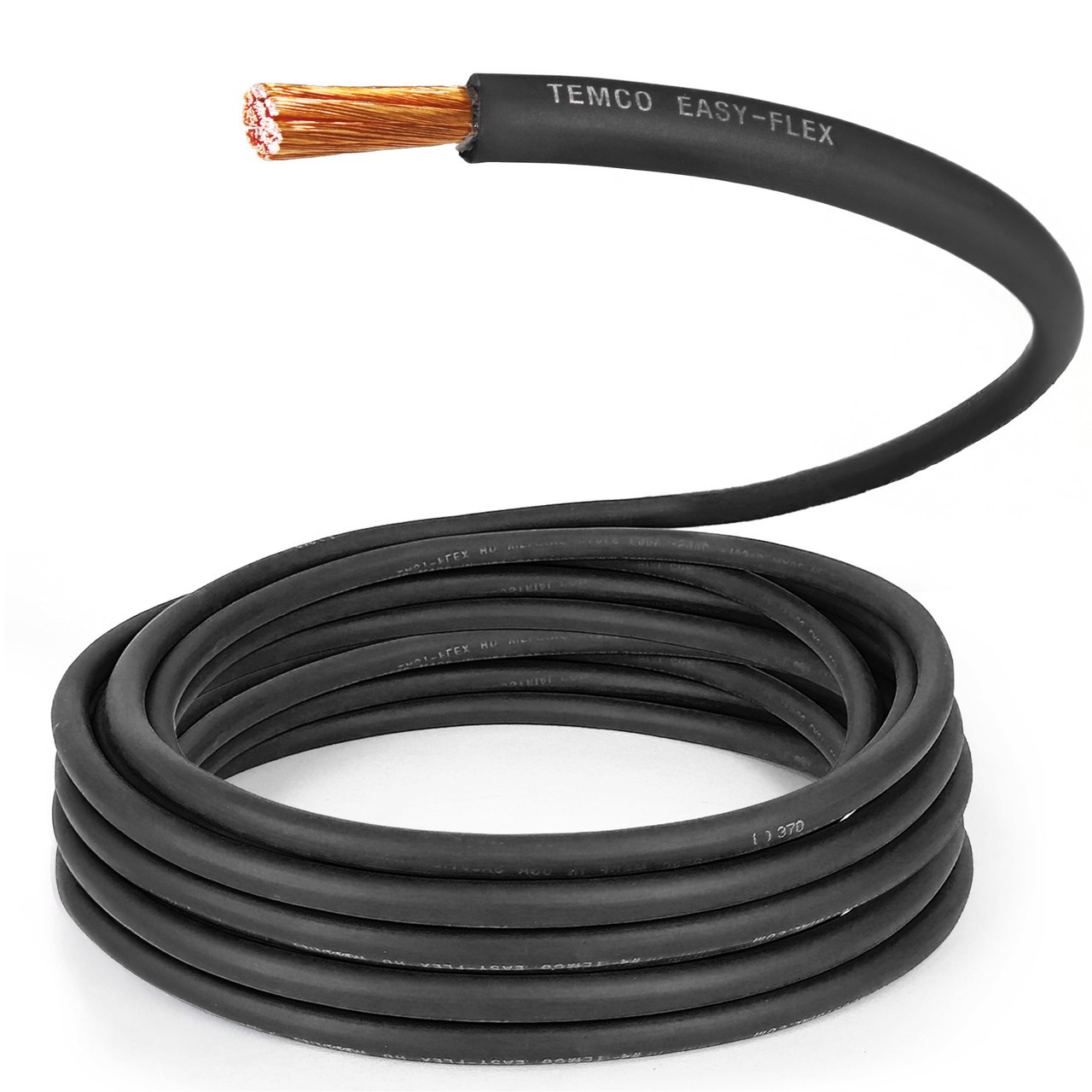 TEMCo 2 Gauge AWG Welding Cable Car Battery Flexible Copper Wire MADE IN USA