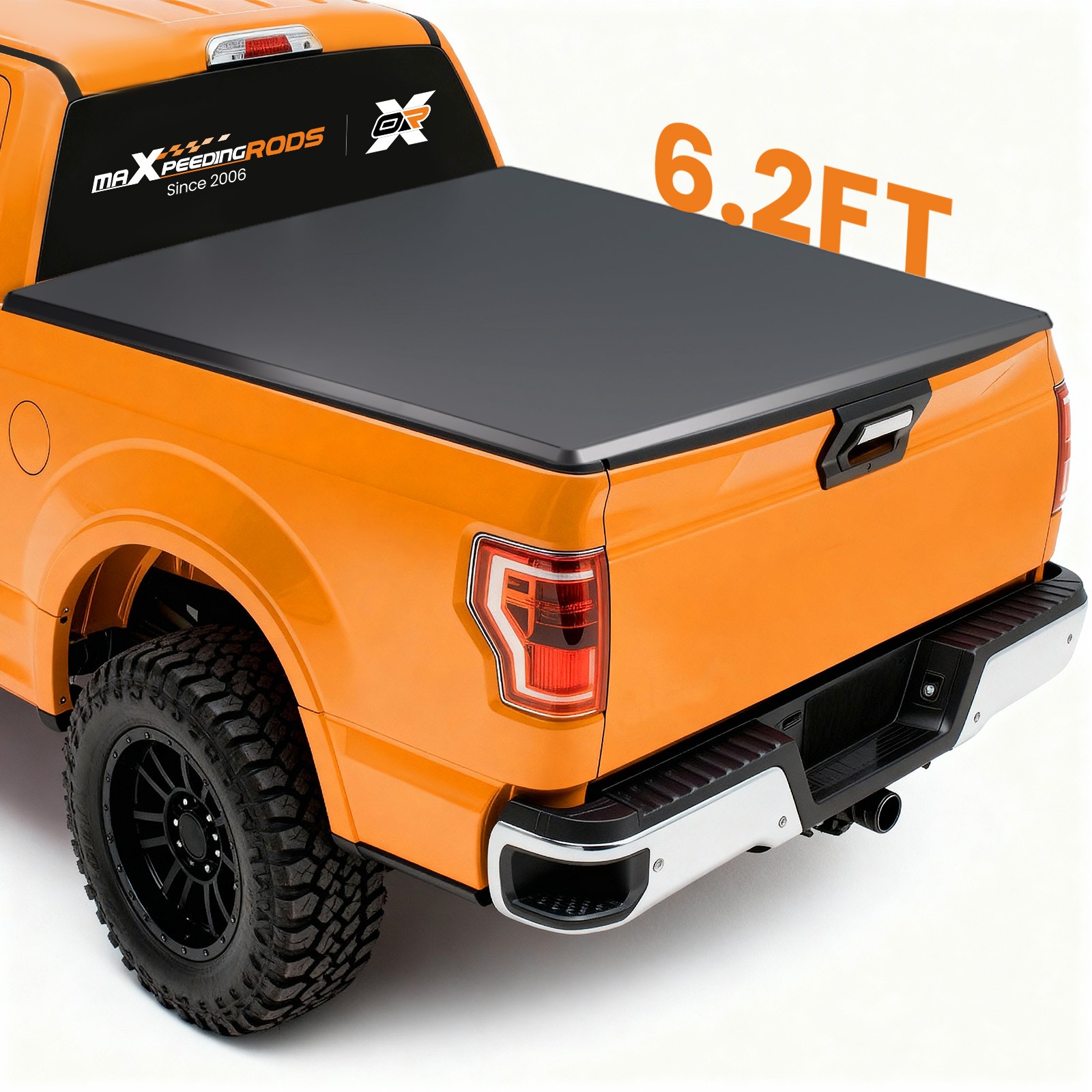6.2ft Bed Soft Roll Up Tonneau Cover for Chevy Colorado GMC Canyon 2015-2022