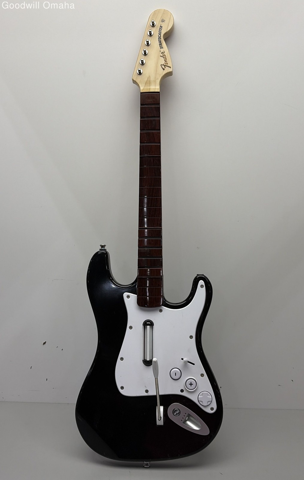 Wii Rock Band Harmonix Fender Stratocaster Guitar Model NWGTS2 Tested No Dongle