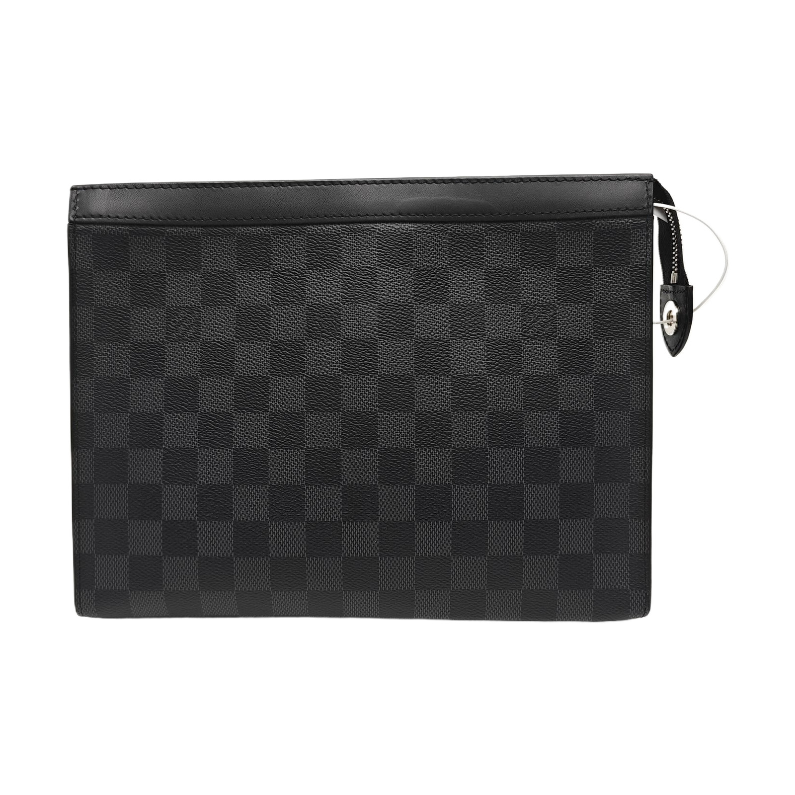 【Authentic】 LOUIS VUITTON POCHETTE VOYAGE Grey Leather Handbags (DDP)