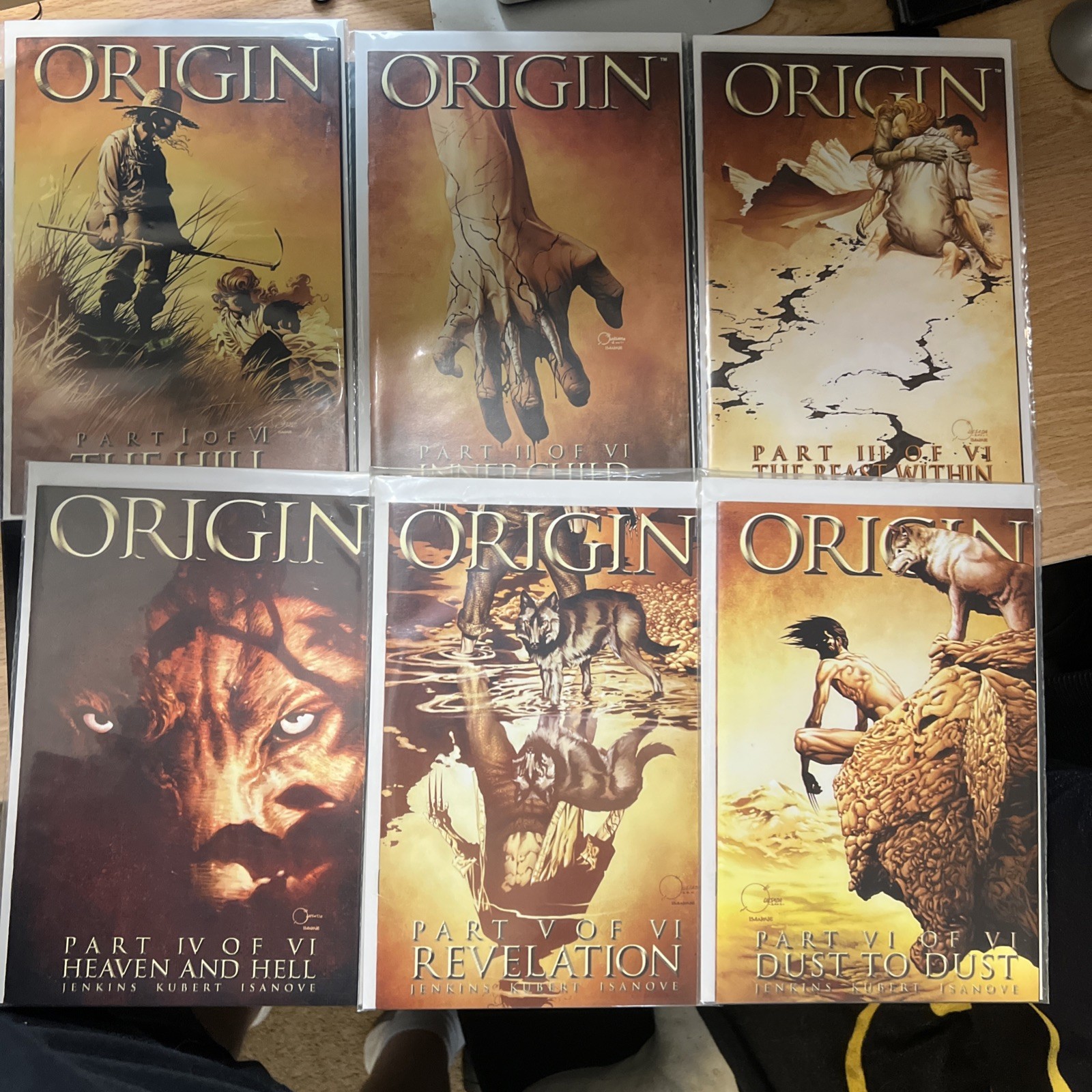 Wolverine: ORIGIN #1-6 Complete Set (Marvel Comic 2001) Jenkins Kubert Wolverine: ORIGIN #1-6 Complete Set (Marvel Comic 2001) Jenkins Kubert