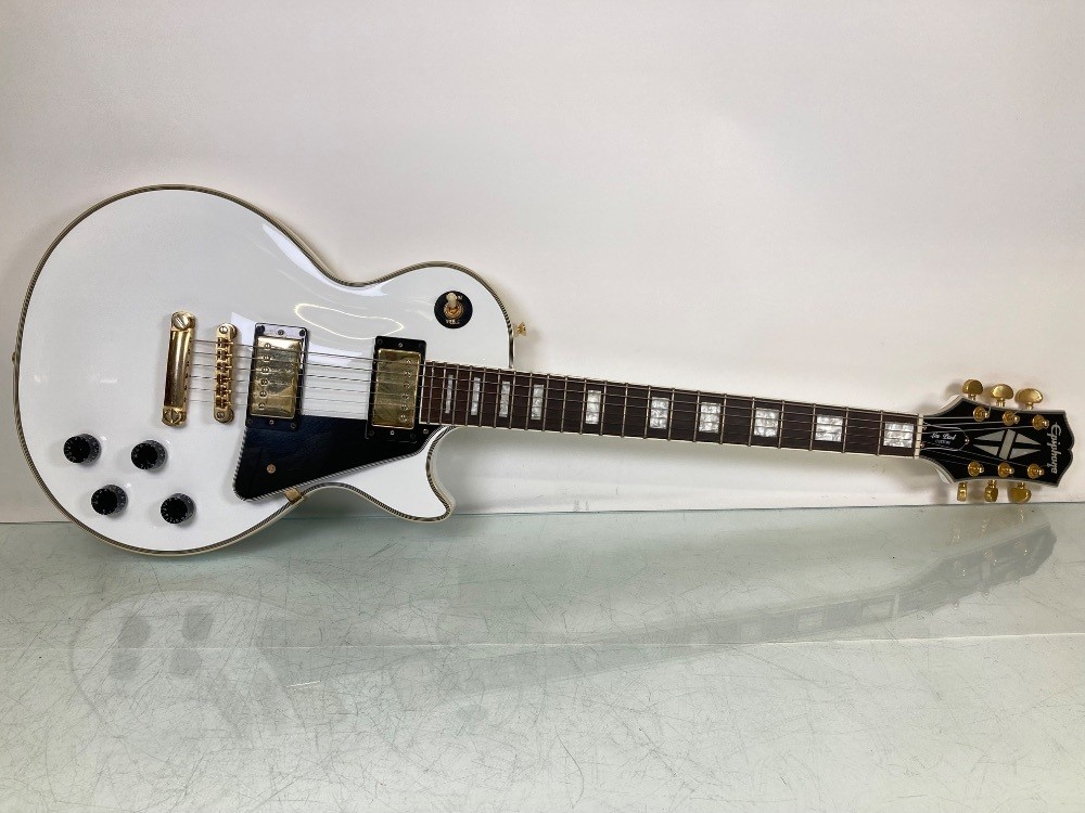 2023 Epiphone Les Paul Custom Alpine White