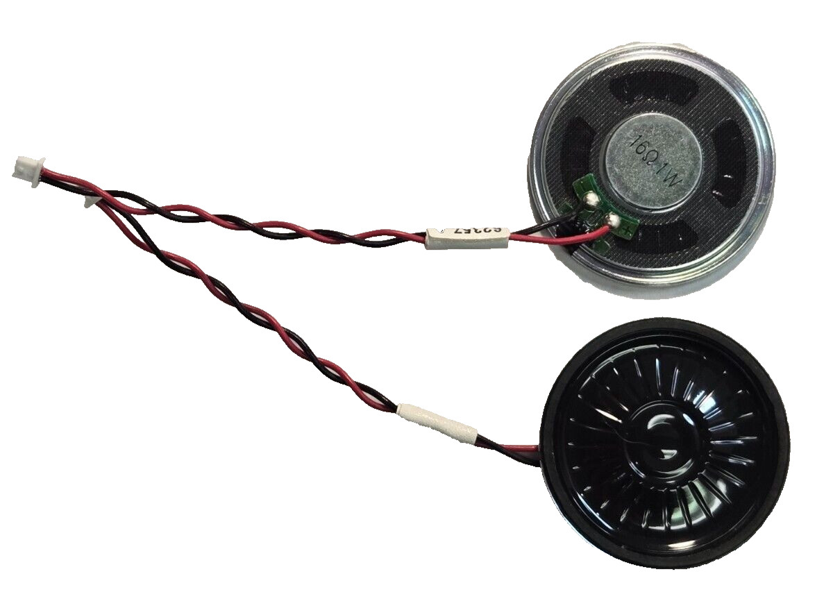 2pcs Speaker 40mm Dia 16 Ohm 1W, 5mm Mini Micro Audio Magnetic