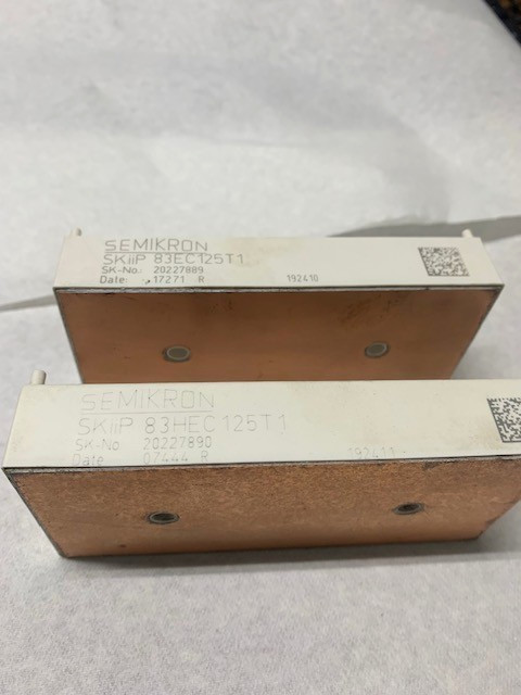 1 Pair SEMIKRON SKIIP83EC125T1 IGBT and SEMIKRON SKIIP83HEC125T1 IGBT MODULES