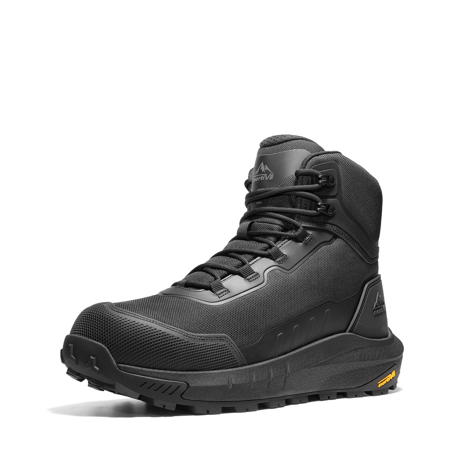 NORTIV 8 Men Construction Composite Toe Boots Lightweight Safety Work Boots NORTIV 8 Men Construction Composite Toe Boots Lightweight Safety Work Boots