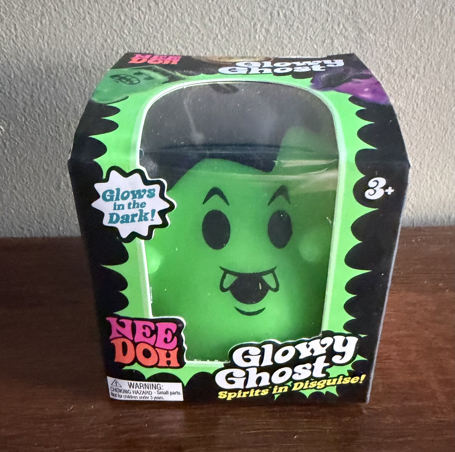 Vampire Green Nee Doh Glowy Ghost Glow in the Dark Squish Squeeze Toy Ages 3+ Vampire Green Nee Doh Glowy Ghost Glow in the Dark Squish Squeeze Toy Ages 3+