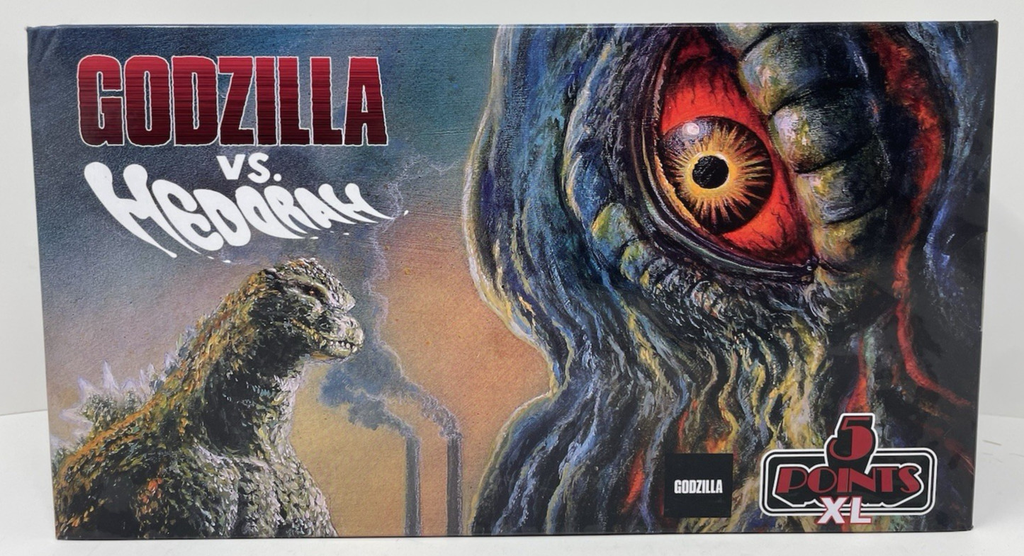 Godzilla vs Hedorah 5 Points XL Figure Box Set by Mezco Toyz - New Collectible
