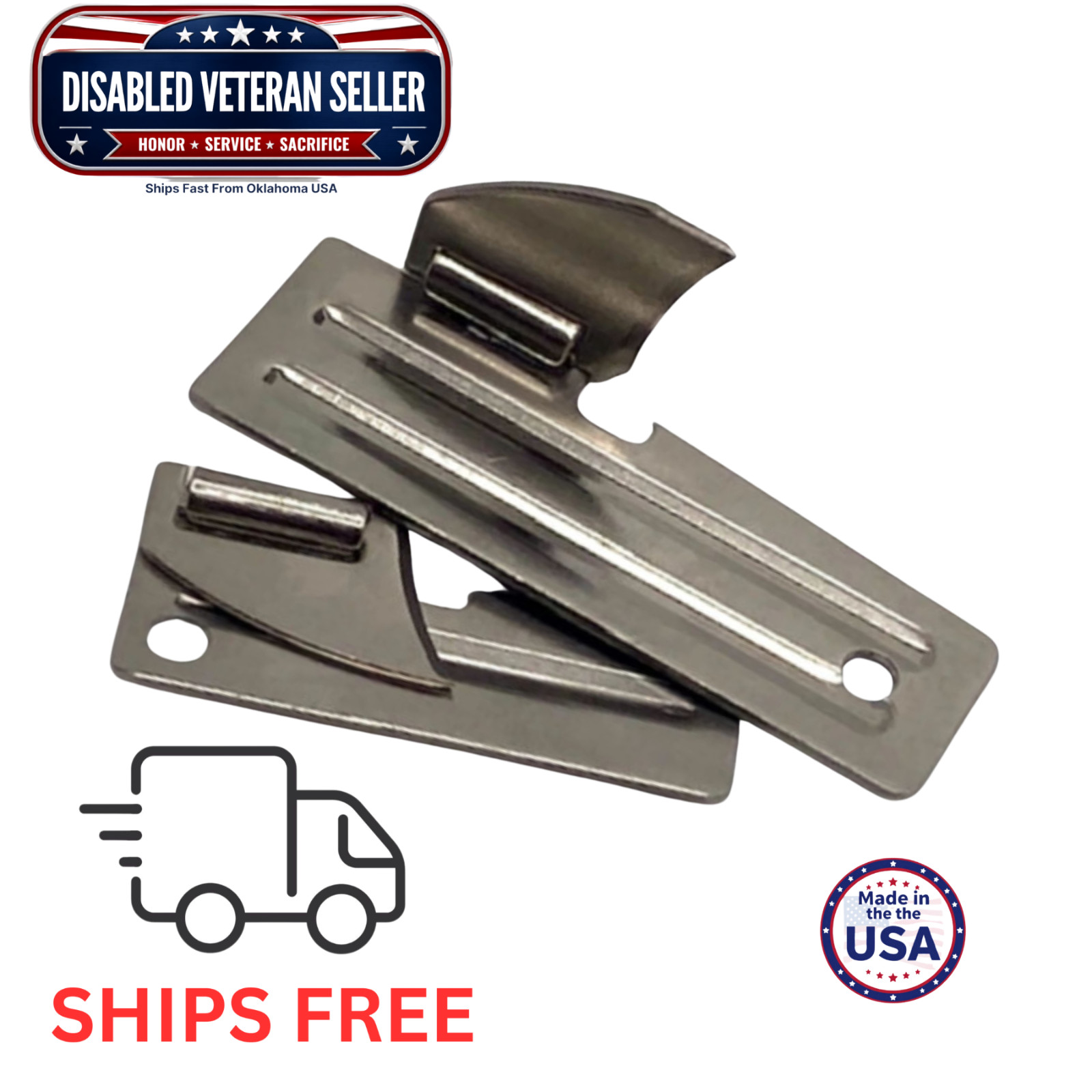 Military Issue P38 & P51 Can Openers 2 Pc Bundle US Shelby Co SHIPS FREE