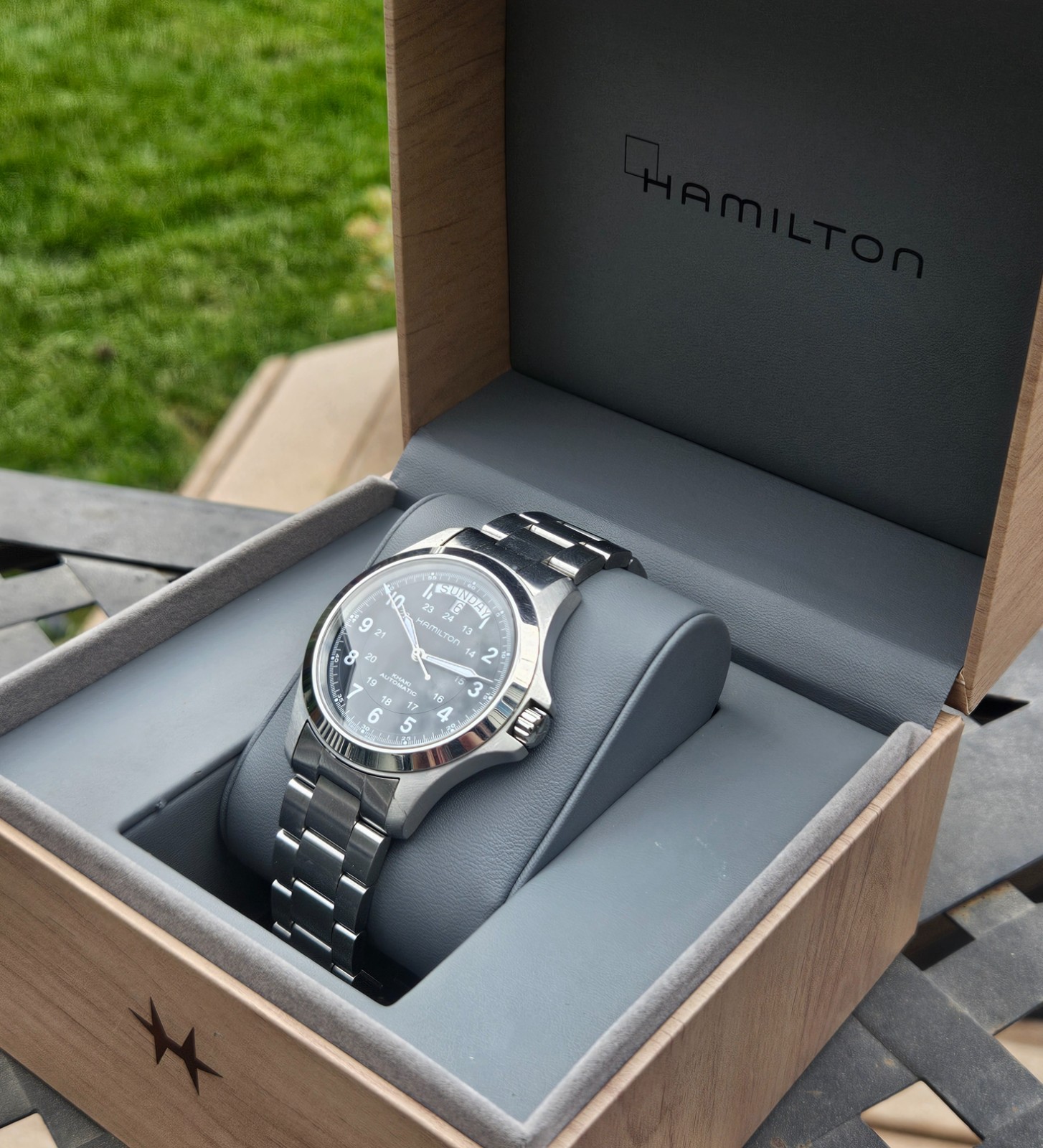Hamilton Khaki Field King H644550 40mm Automatic Stainless Bracelet