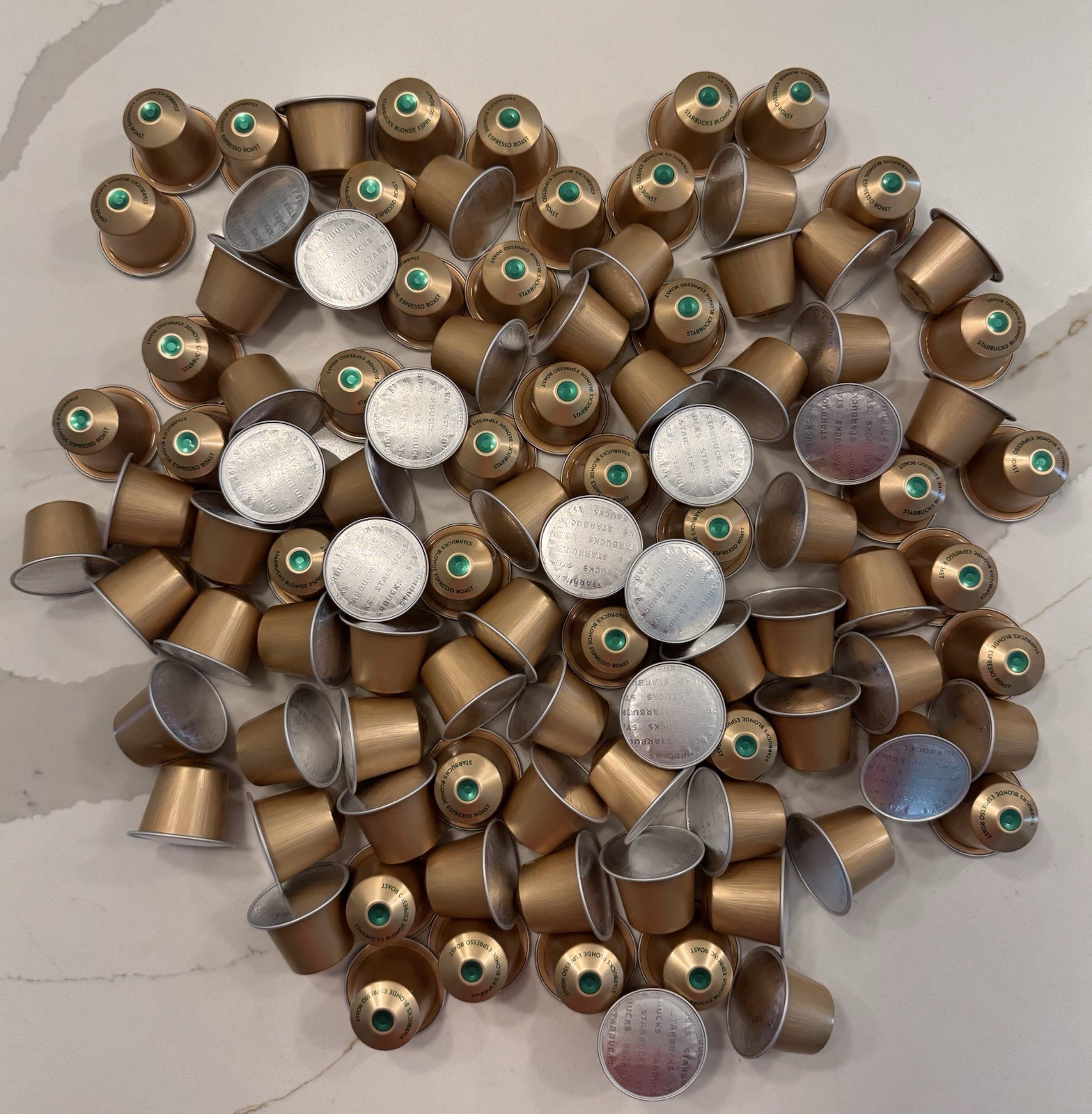 Starbucks by Nespresso Original Line Blonde Espresso Roast Coffee 100 Loose Pods