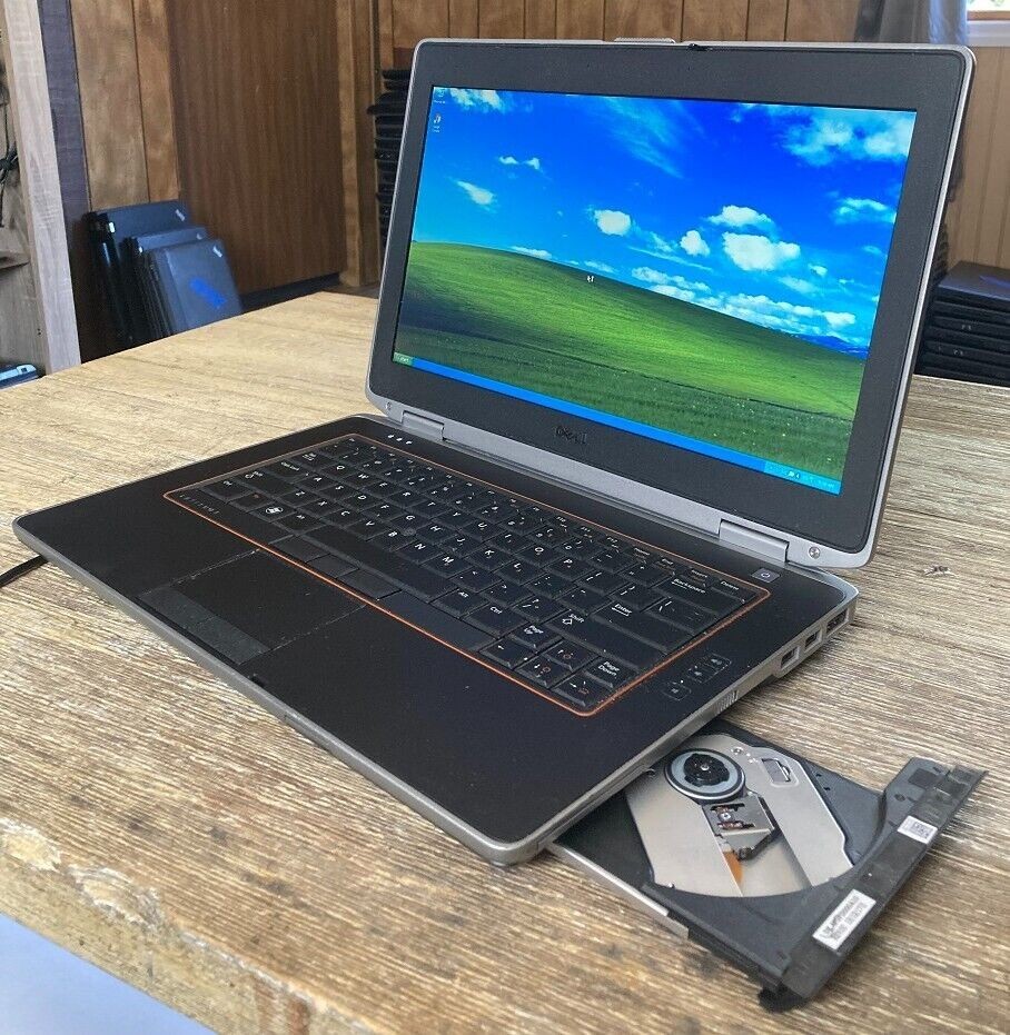 Clean Dell E6420/30 Vintage Windows XP 32 Bit Laptop  i5 2ghz 4gb 250gb DVDRW
