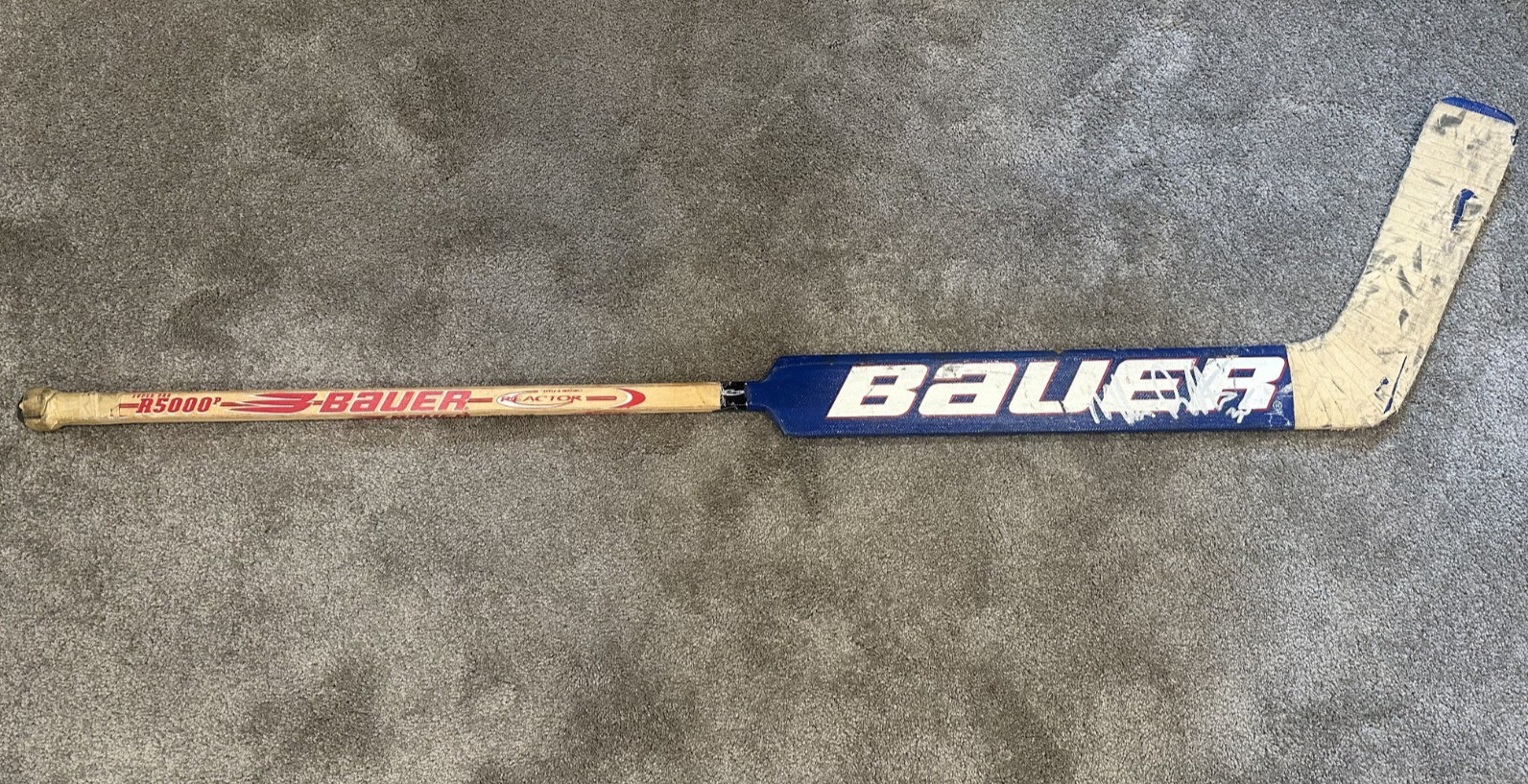 1999-00 Mike Richter New York Rangers Game Used & Signed NHL Hockey Goalie Stick