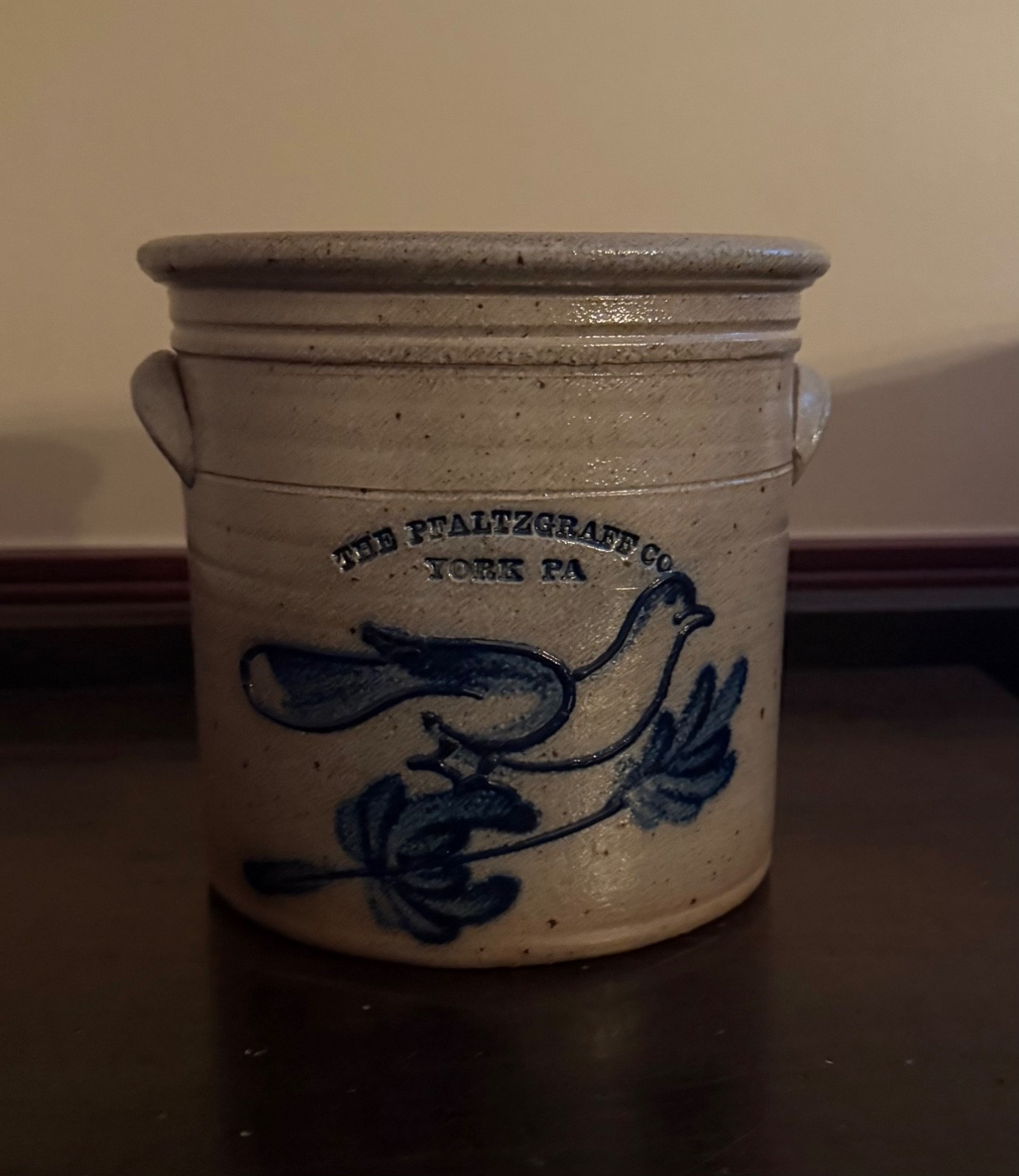 Very rare Pfaltzgraff archival crock