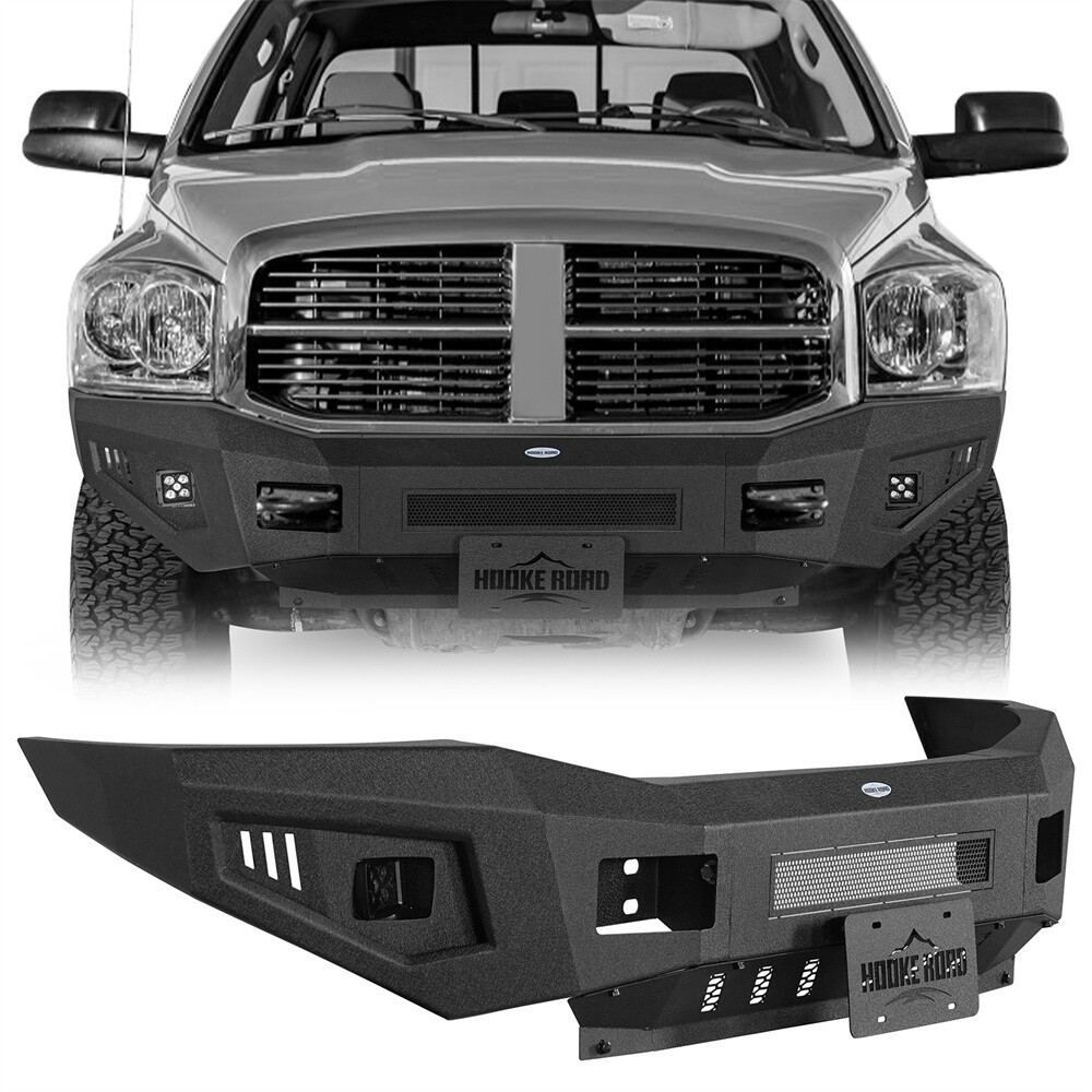 Offroad Front Bumper w/ LED Lights for 2006 2007 2008 2009 Dodge Ram 2500 3500
