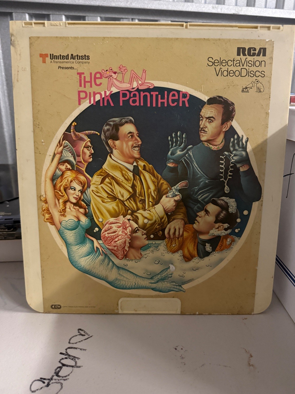 RCA SelectaVision The Pink Panther VideoDisc Peter Sellers NTSC