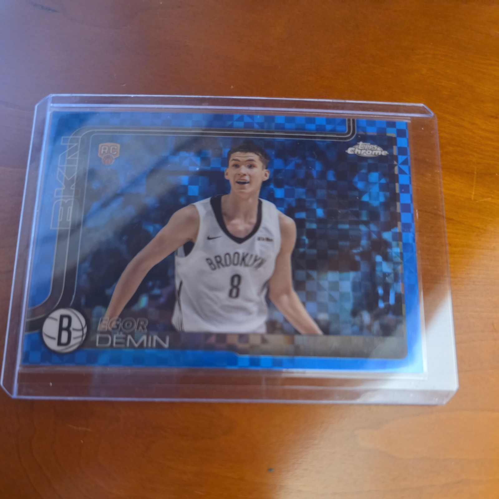 2025-26 Topps Chrome - Egor Demin #258 Blue X-Fractor (RC)