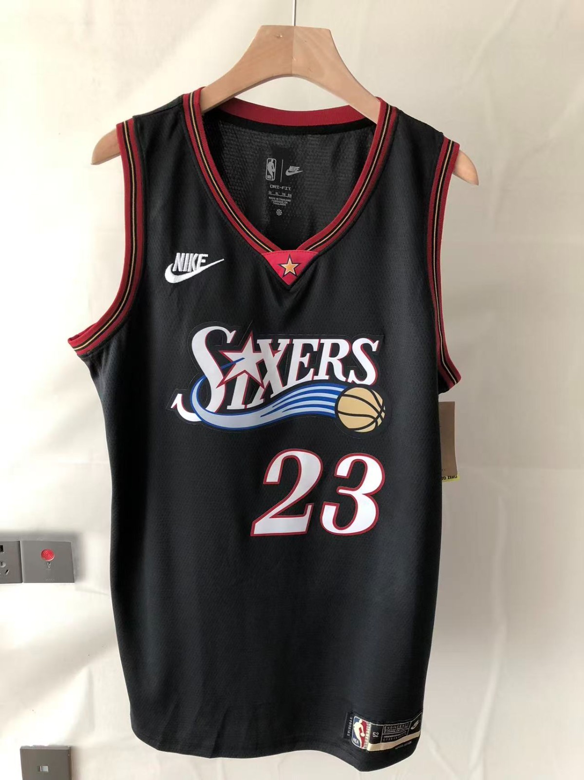Lebron James #23 Philadelphia 76ers Black Jersey