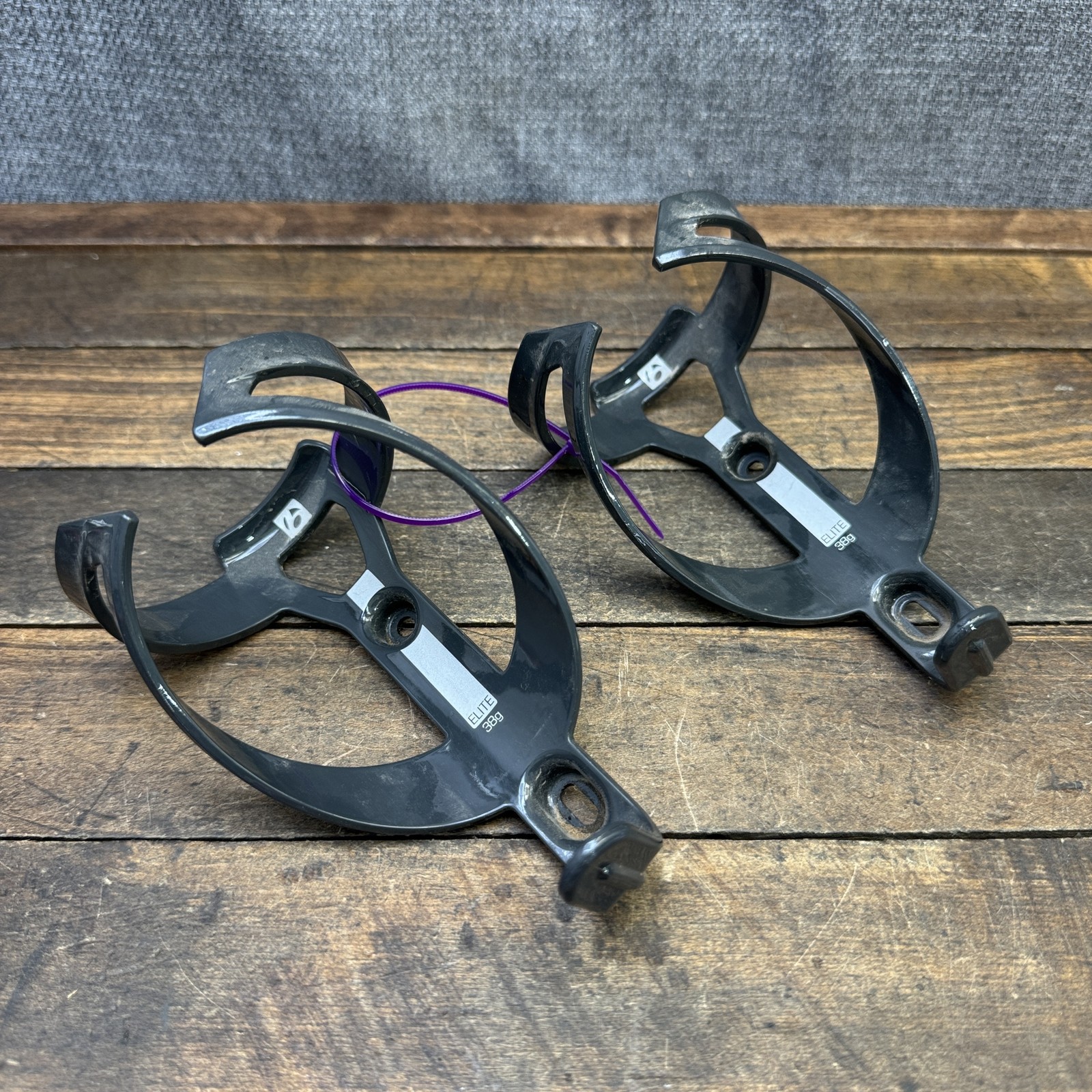 Bontrager Elite Water Bottle Cages Pair Black Plastic 70.7g Holders Road MTB