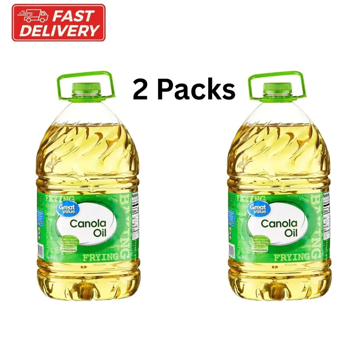 Great Value Canola Oil, 2 gal -  