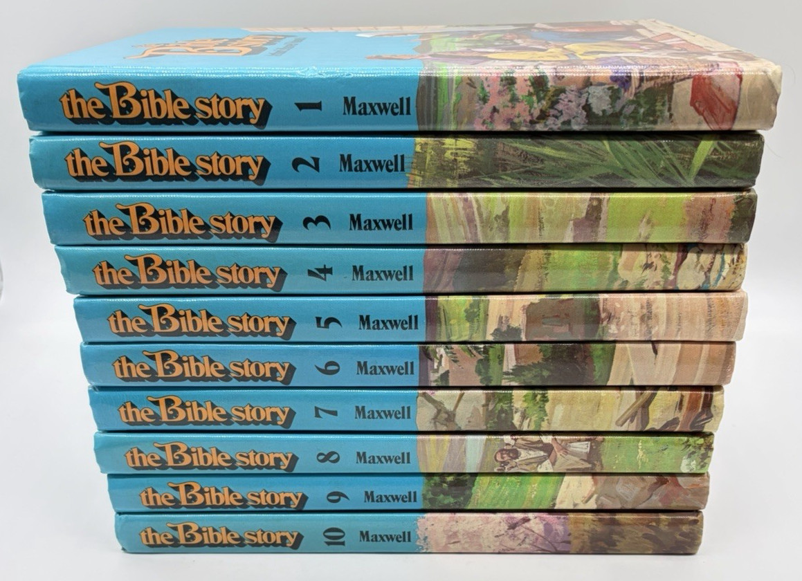 THE BIBLE STORY Books Arthur S. Maxwell Complete Set Volume 1-10 Vintage 1975-81 THE BIBLE STORY Books Arthur S. Maxwell Complete Set Volume 1-10 Vintage 1975-81