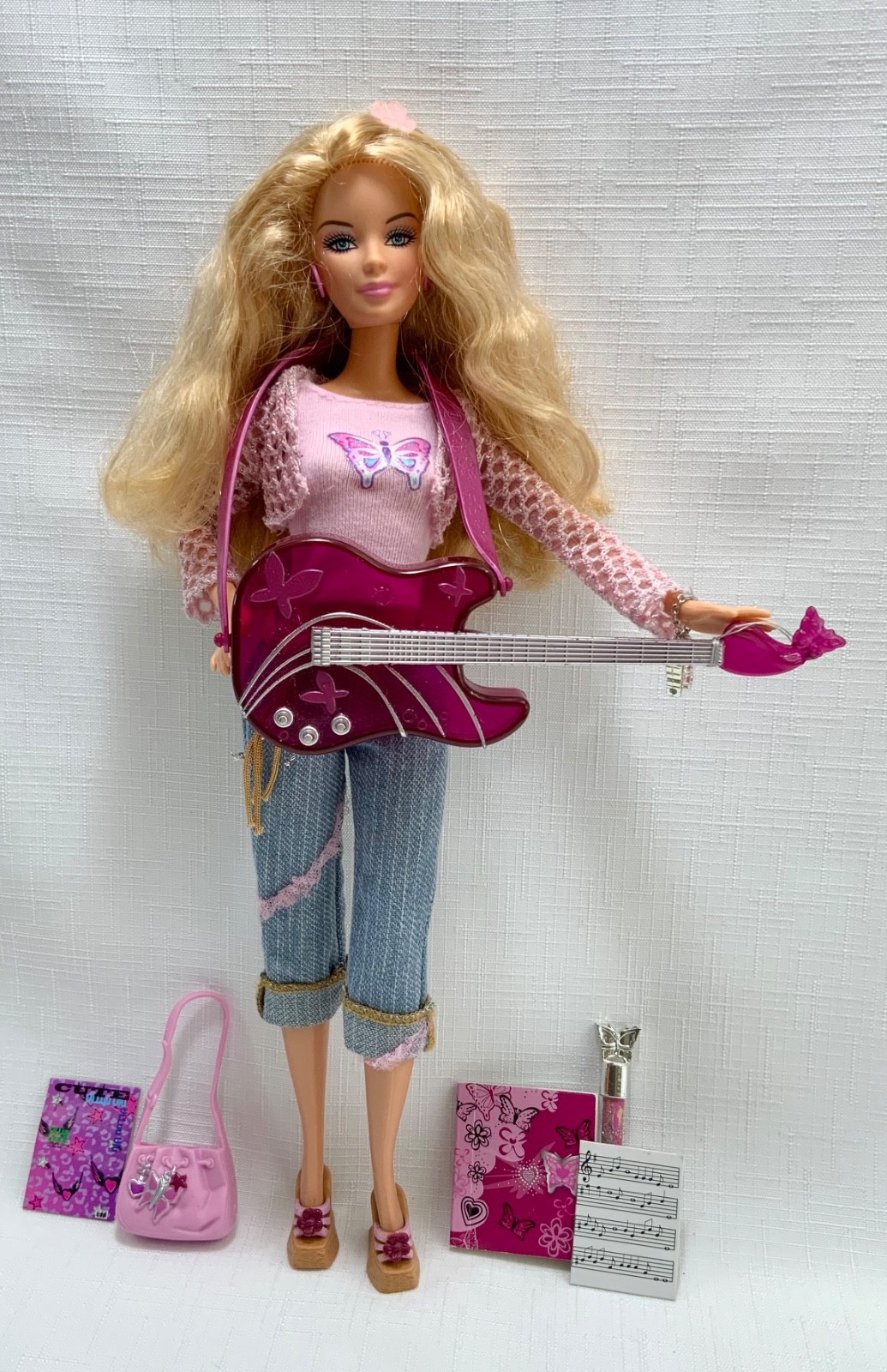 2005-2006 Barbie Diaries Doll Original Outfit and Accessories Movie 2005-2006 Barbie Diaries Doll Original Outfit and Accessories Movie