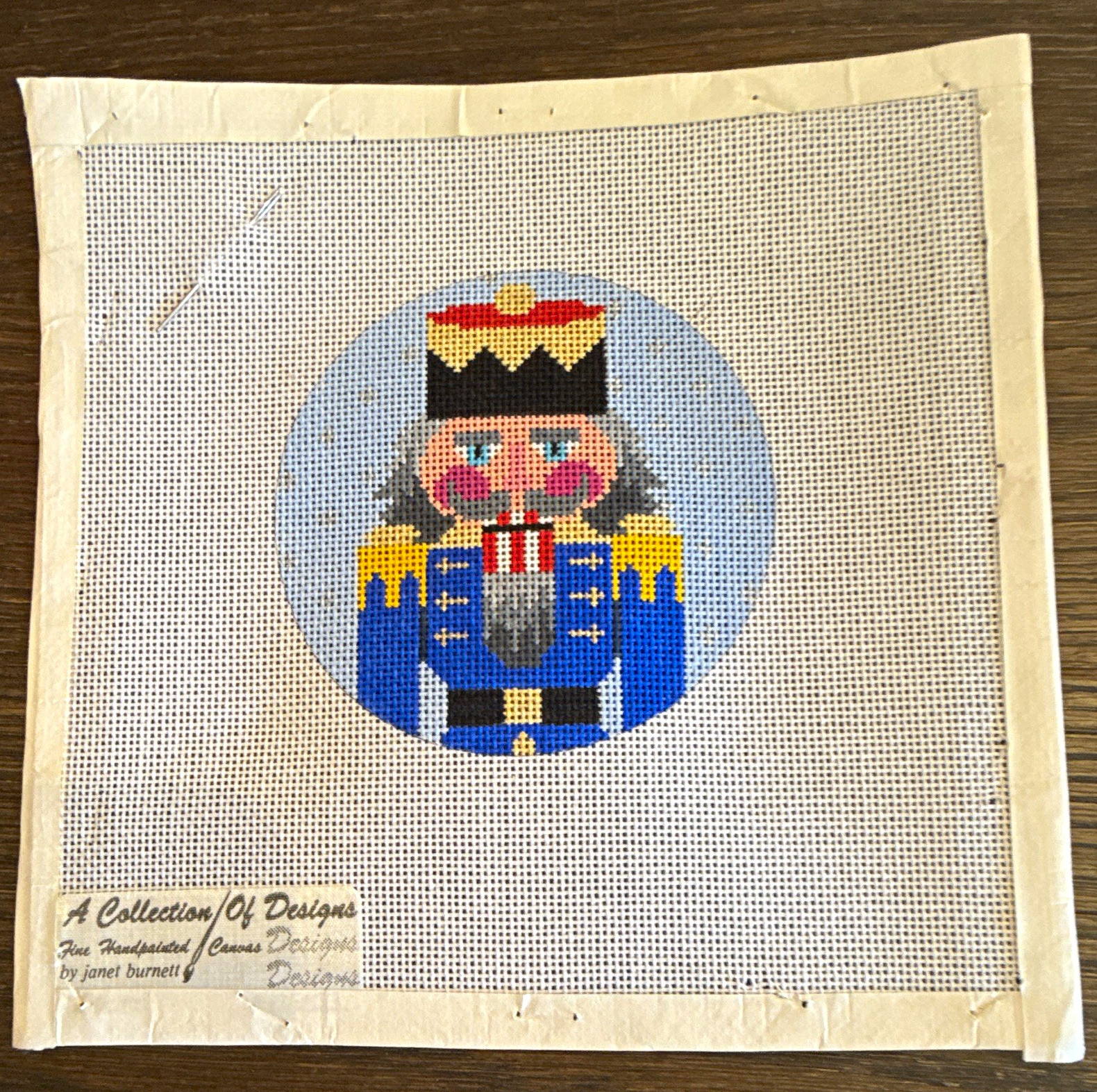 A Collection Of Designs Nutcracker Hand Painted Needlepoint Canvas Multi