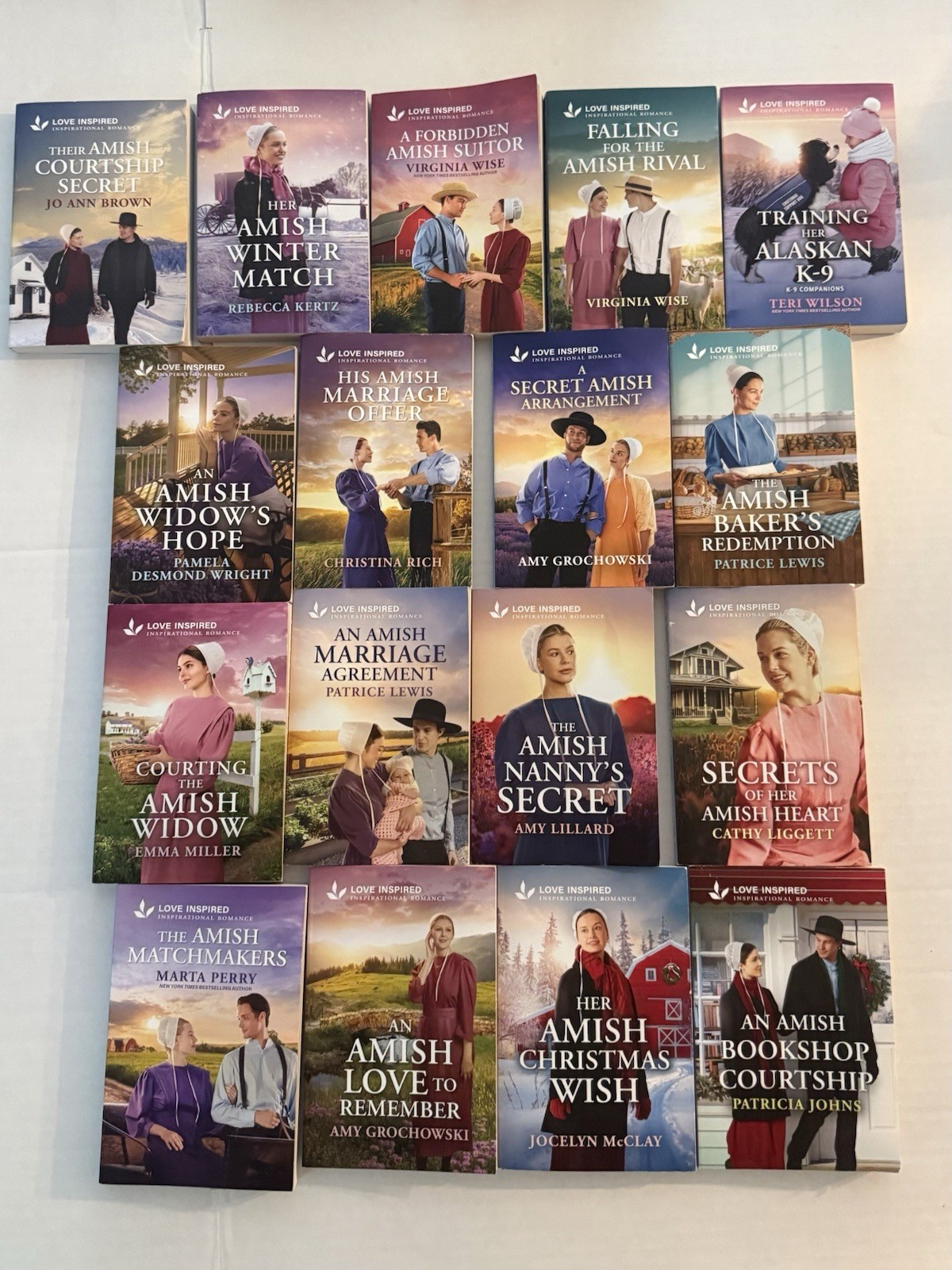 Lot 17 Love Inspired Amish Romance Books Christian Fiction 2025-26