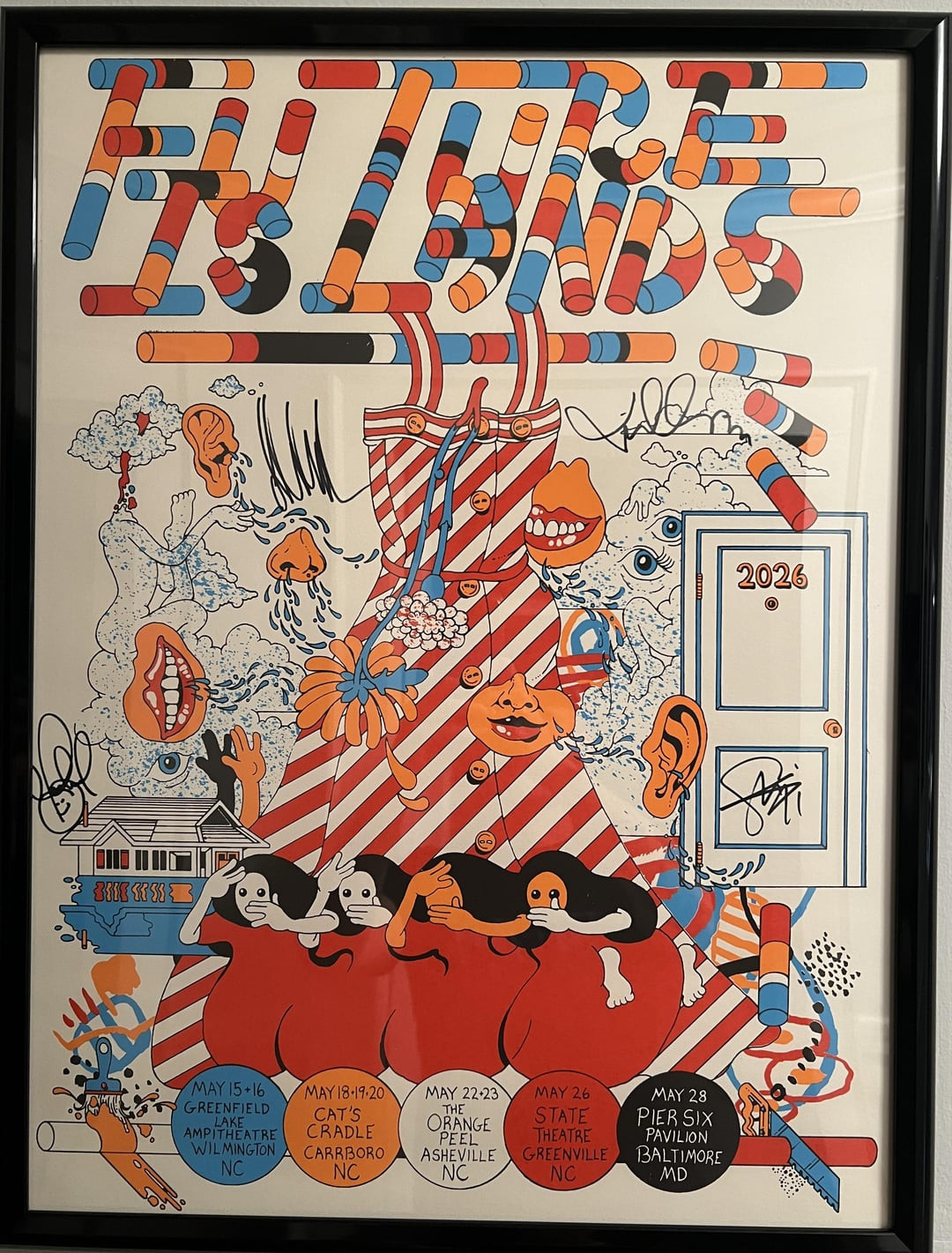 Future Islands May 2026 Poster, Concert Tour Gig Print, unframed