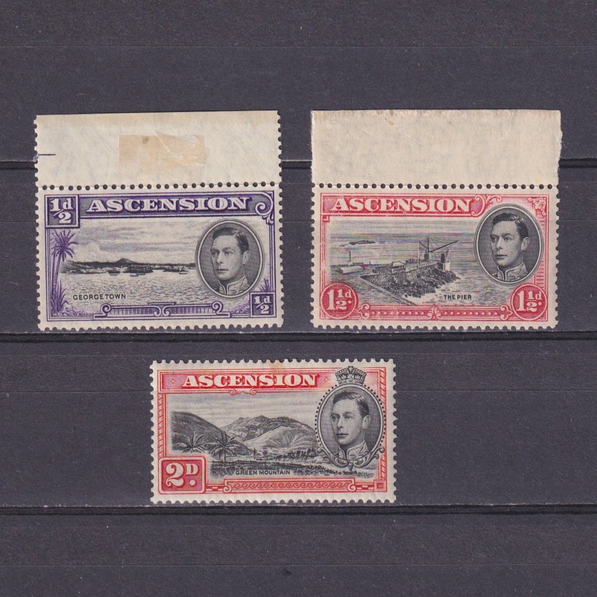 ASCENSION 1938, SG# 38-41, CV £29, part set, Perf 13½, MH/MNH