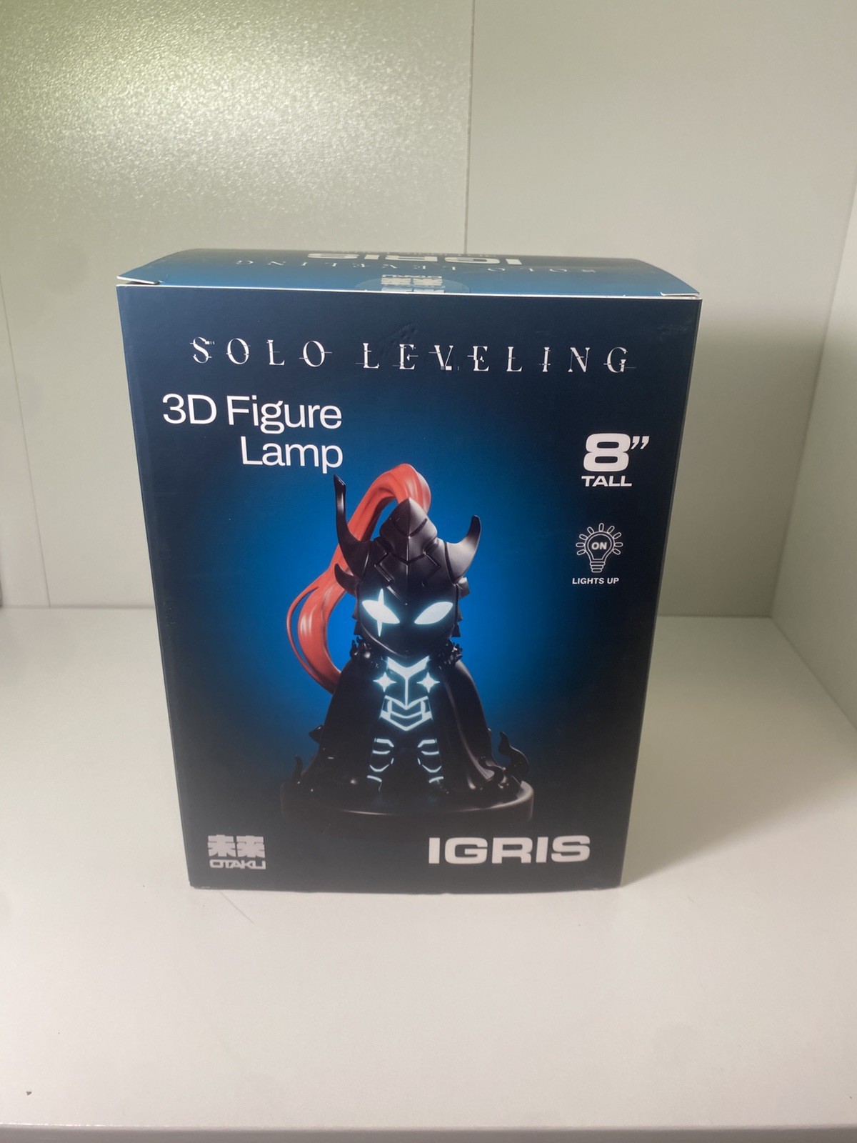 Solo Leveling 3D Figure Desk Lamp Lights Up 8” Tall IGRIS by OTAKU Nightlight