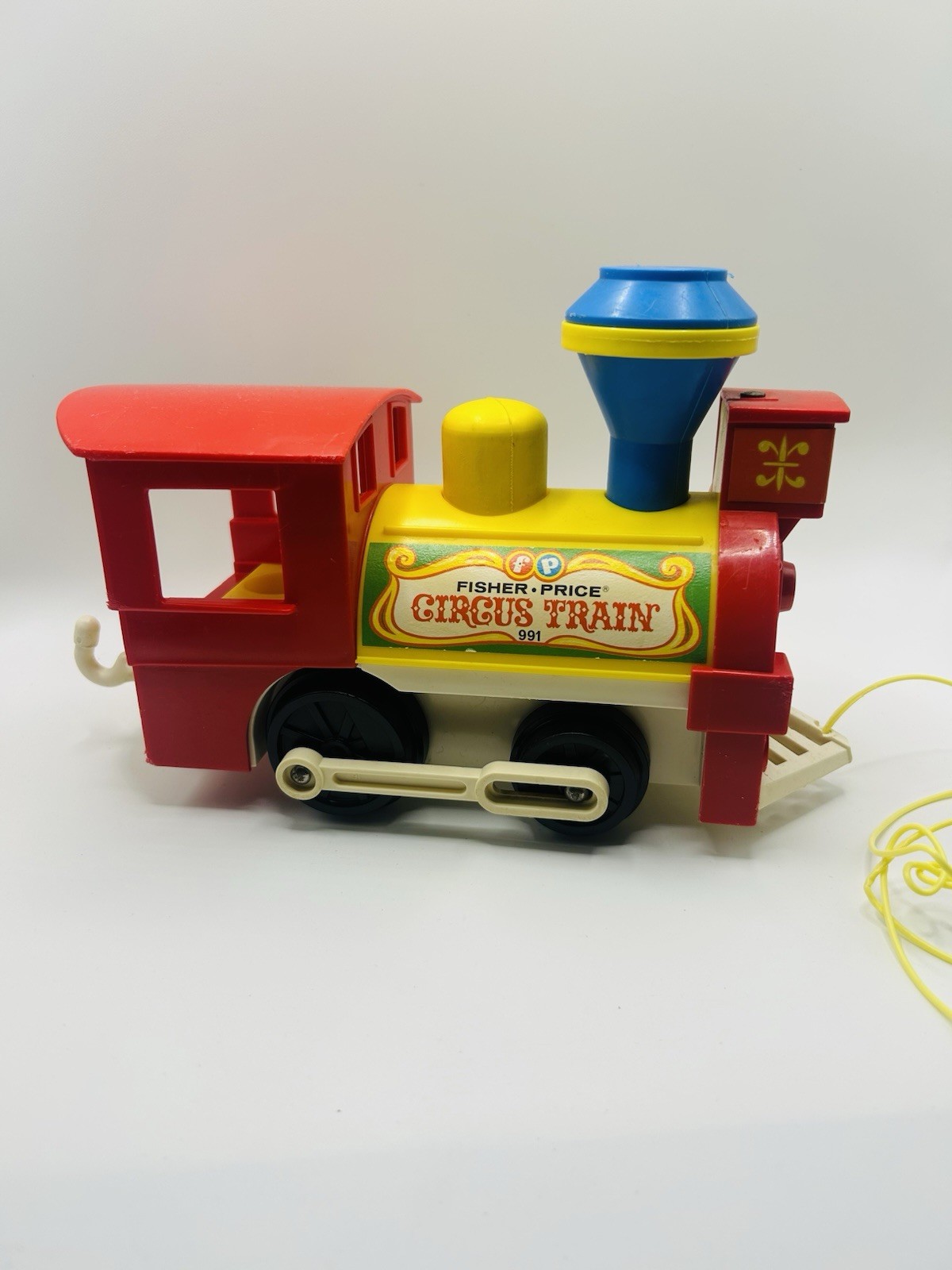Vintage 1973 Fisher Price LittlePeople Circus Train 991, Almost Complete No Bear Vintage 1973 Fisher Price LittlePeople Circus Train 991, Almost Complete No Bear