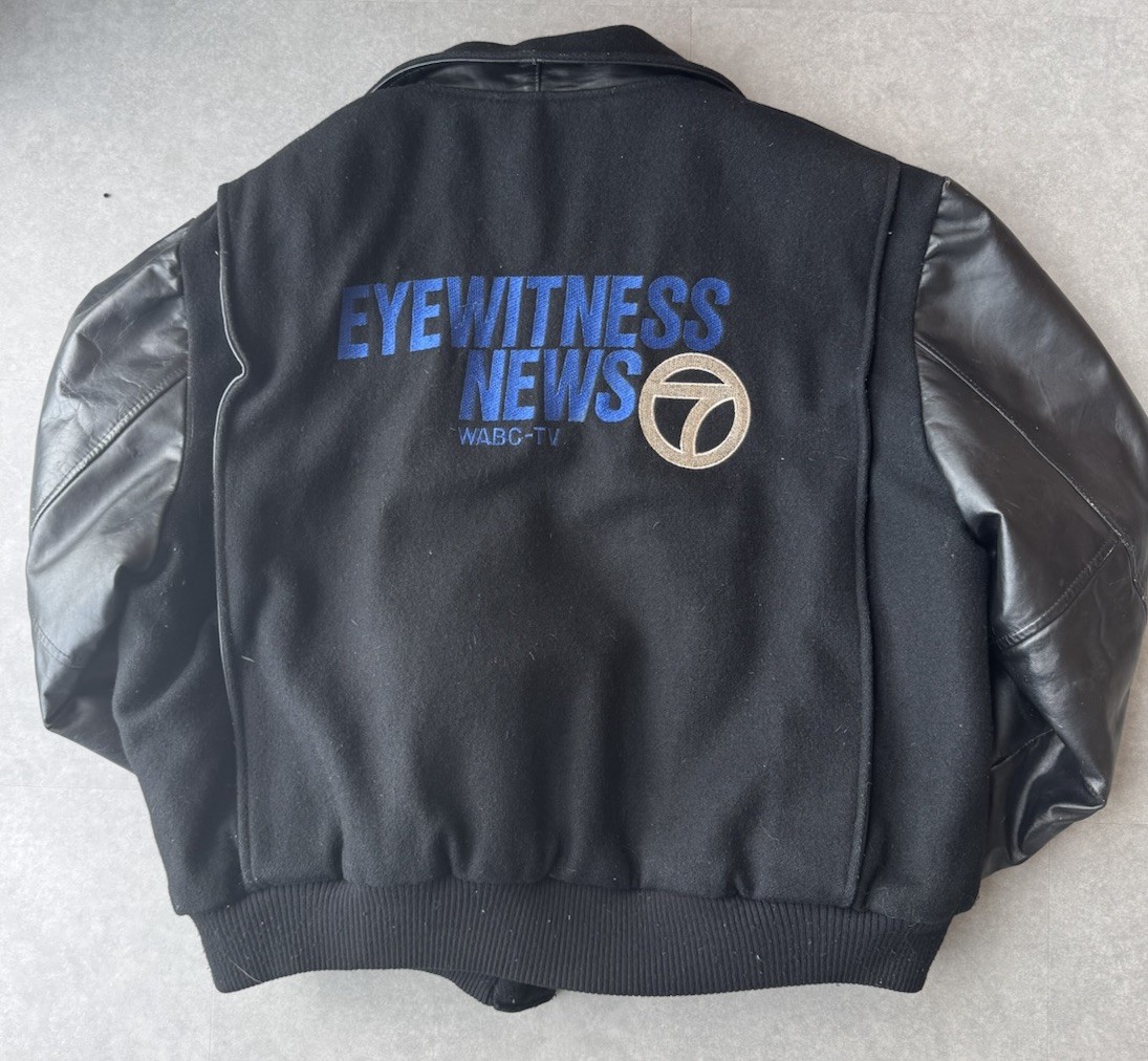Vintage ABC Channel 7 Eyewitness News Crew Staff Varsity Jacket Size XL Rare Vintage ABC Channel 7 Eyewitness News Crew Staff Varsity Jacket Size XL Rare