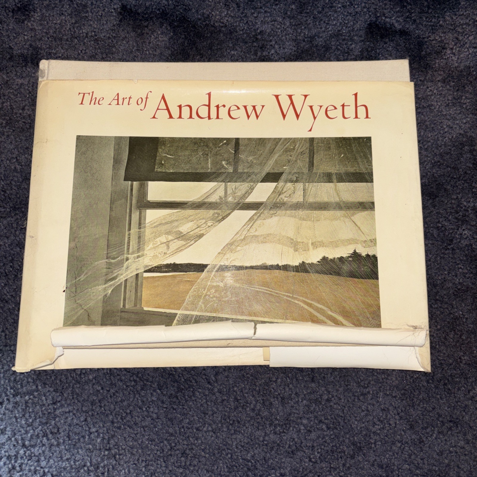 The ART of ANDREW WYETH HARDCOVER FIRST PRINTING 1973