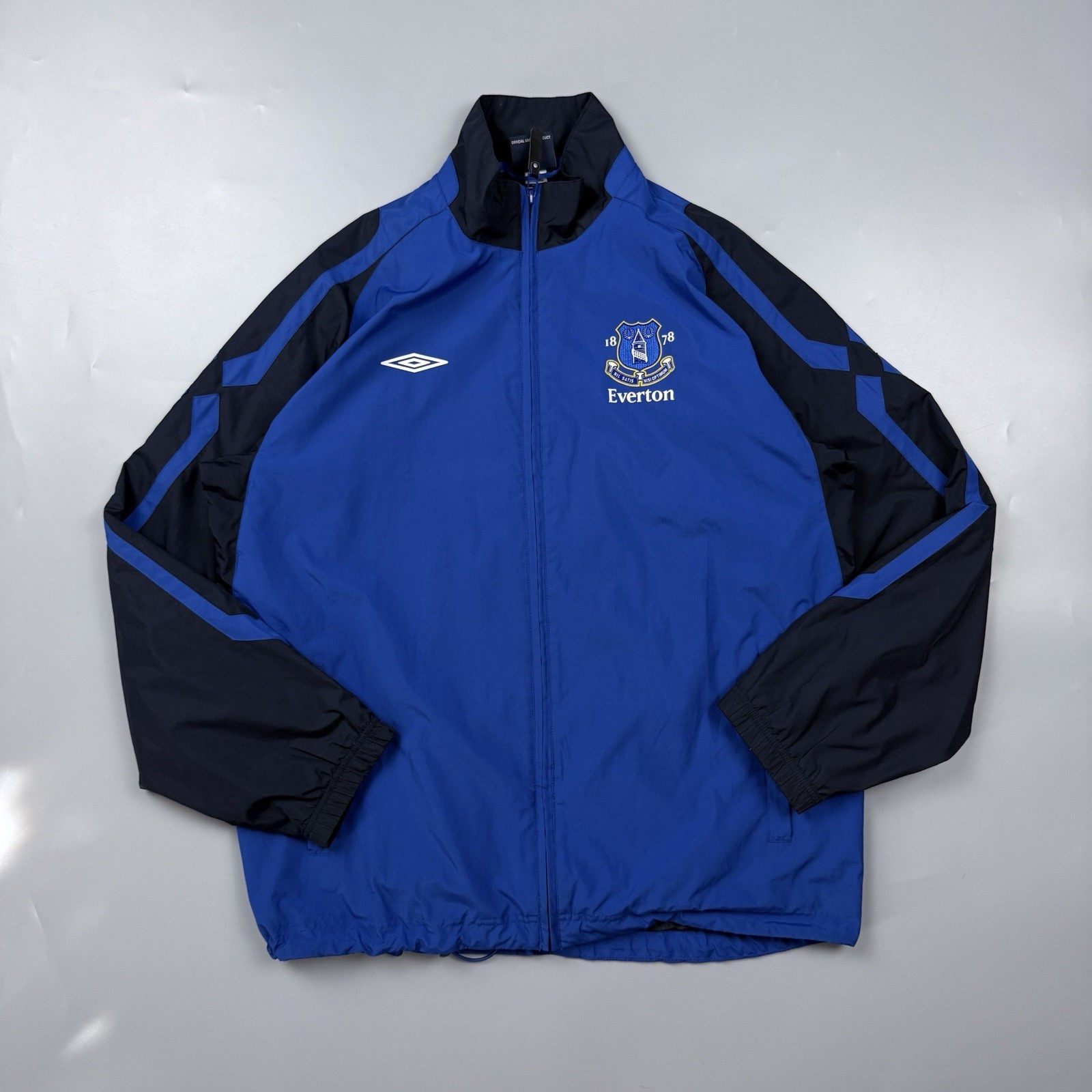 Vintage Umbro Everton FC Track Jacket Men Sz L 2005 2006